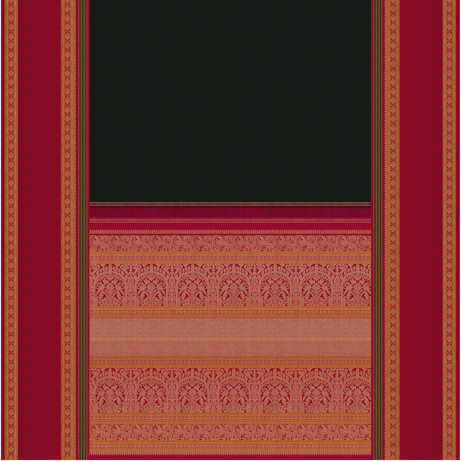 Kanakavalli Kanjivaram Silk Sari 25-040-HS001-04869 - Full View
