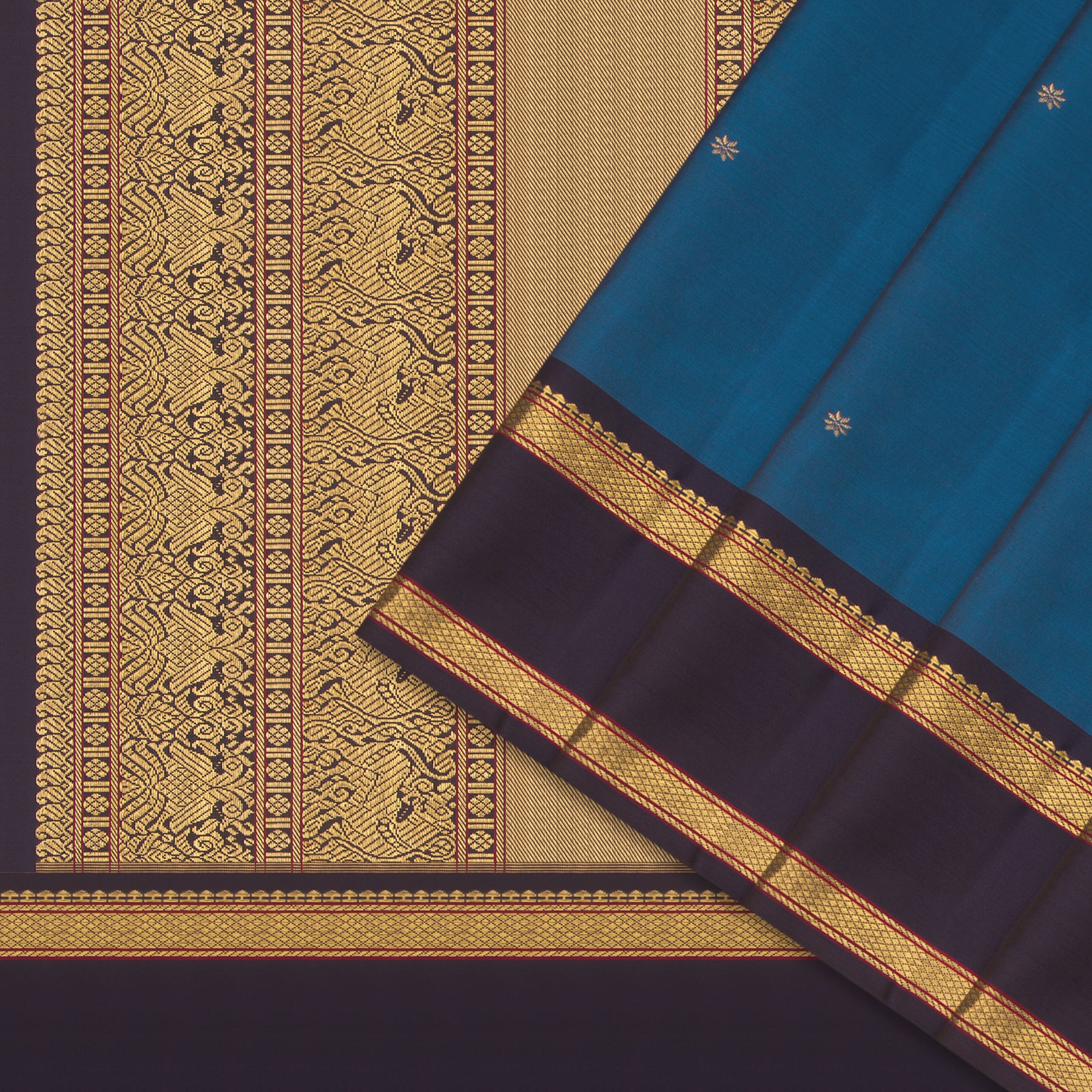 Kanakavalli Kanjivaram Silk Sari 25-040-HS001-05424 - Cover View