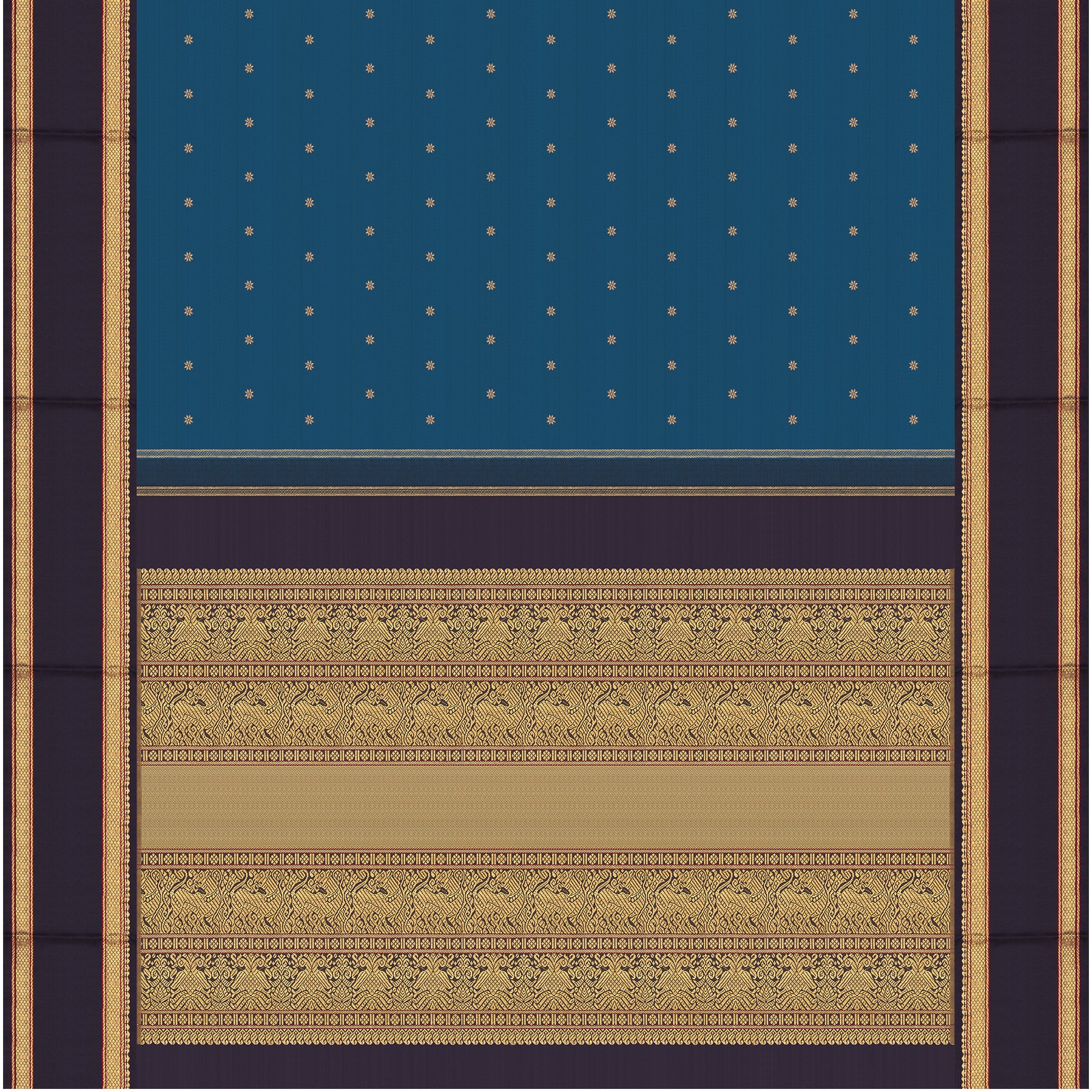 Kanakavalli Kanjivaram Silk Sari 25-040-HS001-05424 - Full View