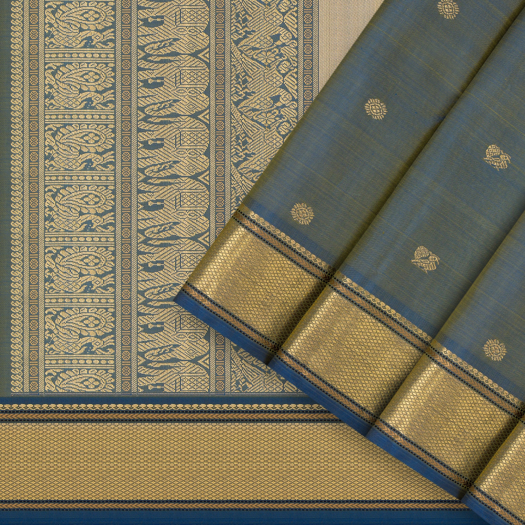 Kanakavalli Kanjivaram Silk Sari 25-040-HS001-06556 - Cover View