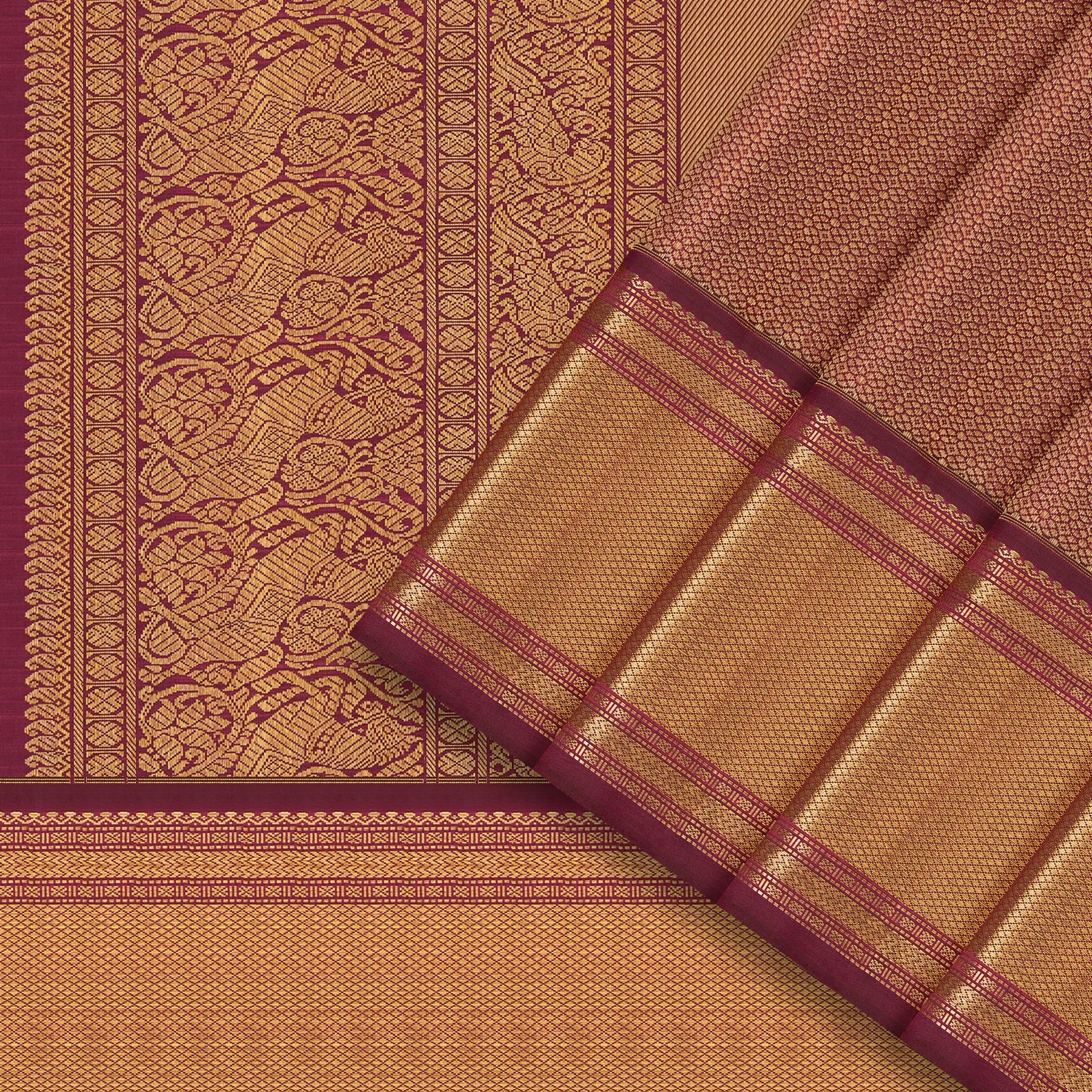 Kanakavalli Kanjivaram Silk Sari 25-040-HS001-06558 - Cover View