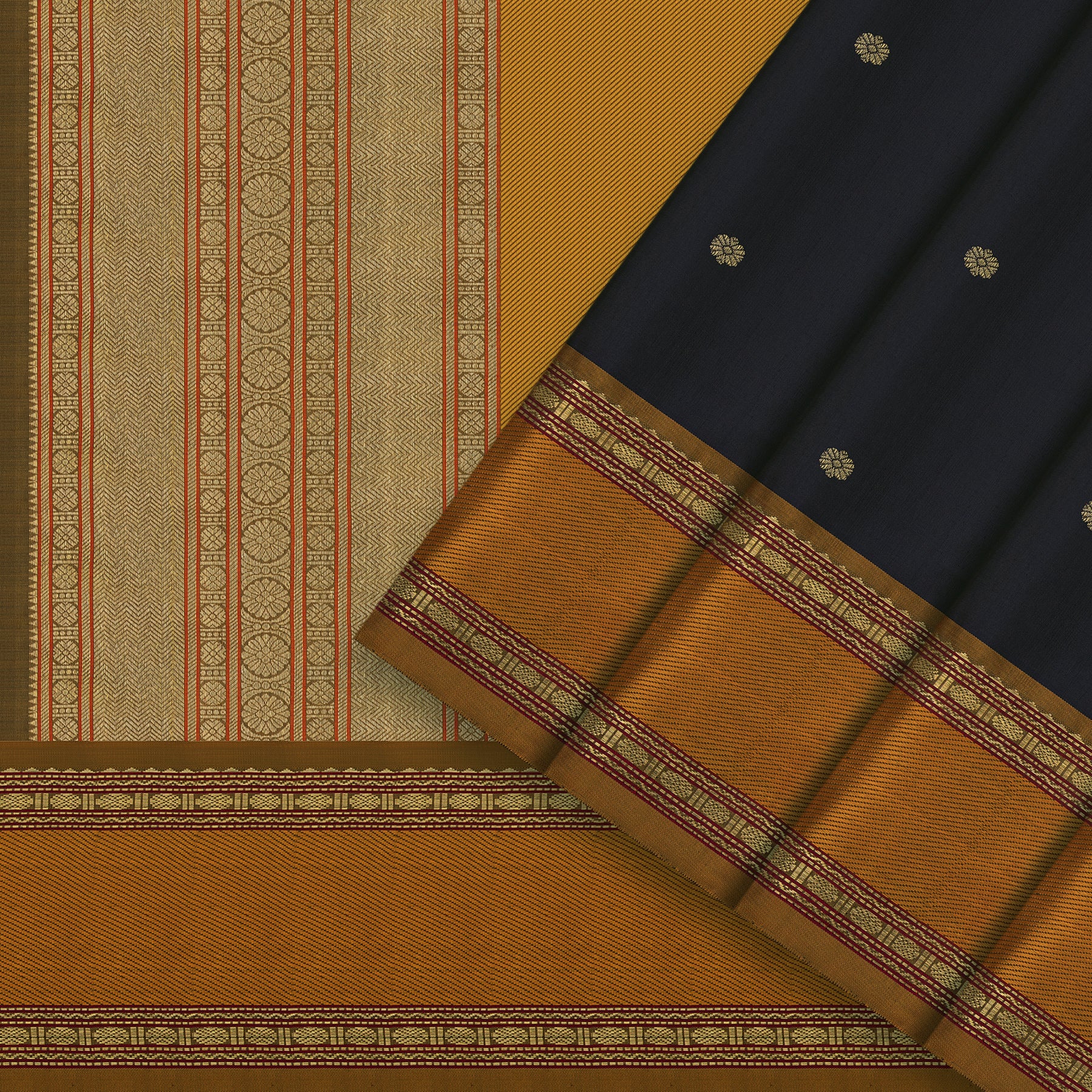 Kanakavalli Kanjivaram Silk Sari 25-040-HS001-07182 - Cover View