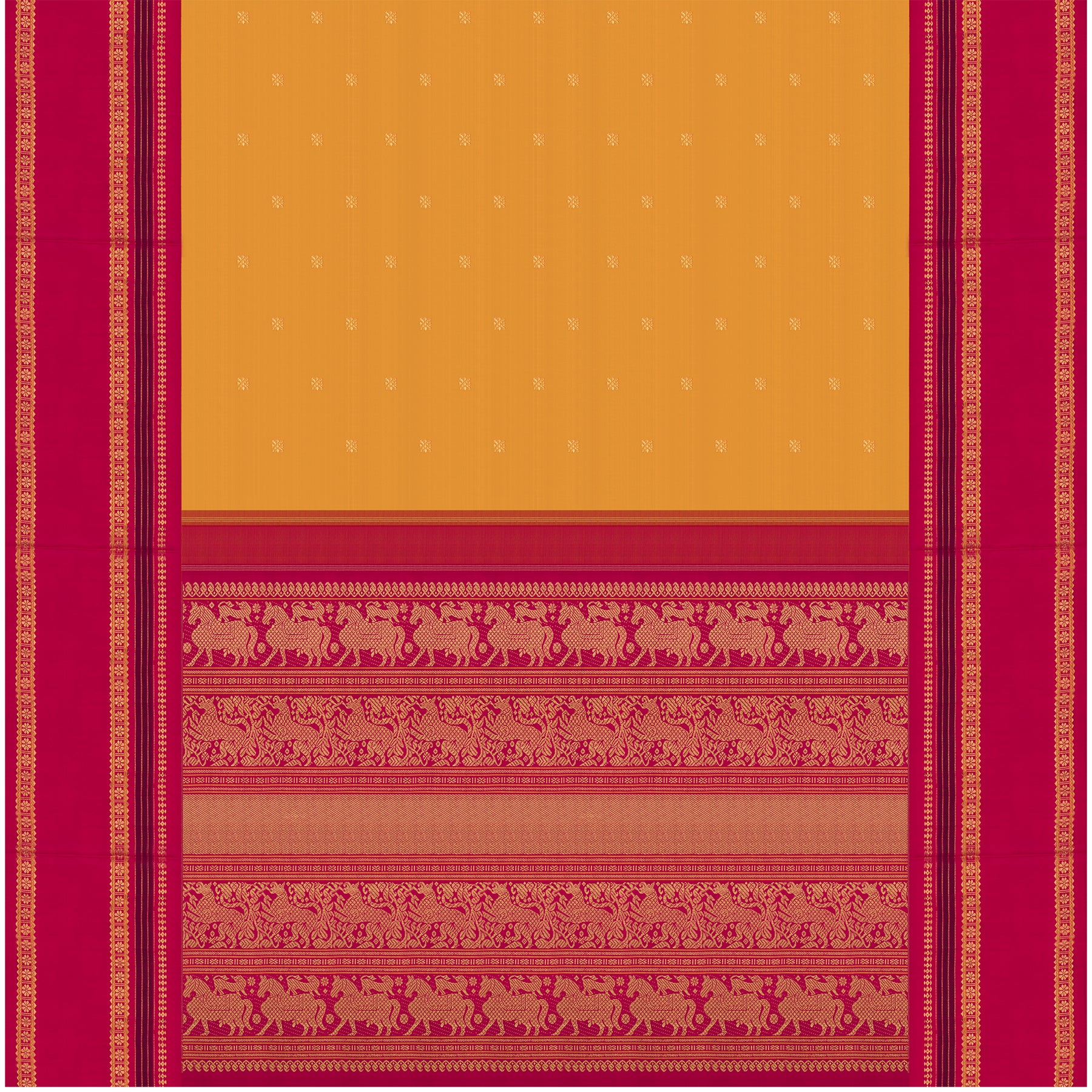 Kanakavalli Kanjivaram Silk Sari 25-040-HS001-07198 - Full View