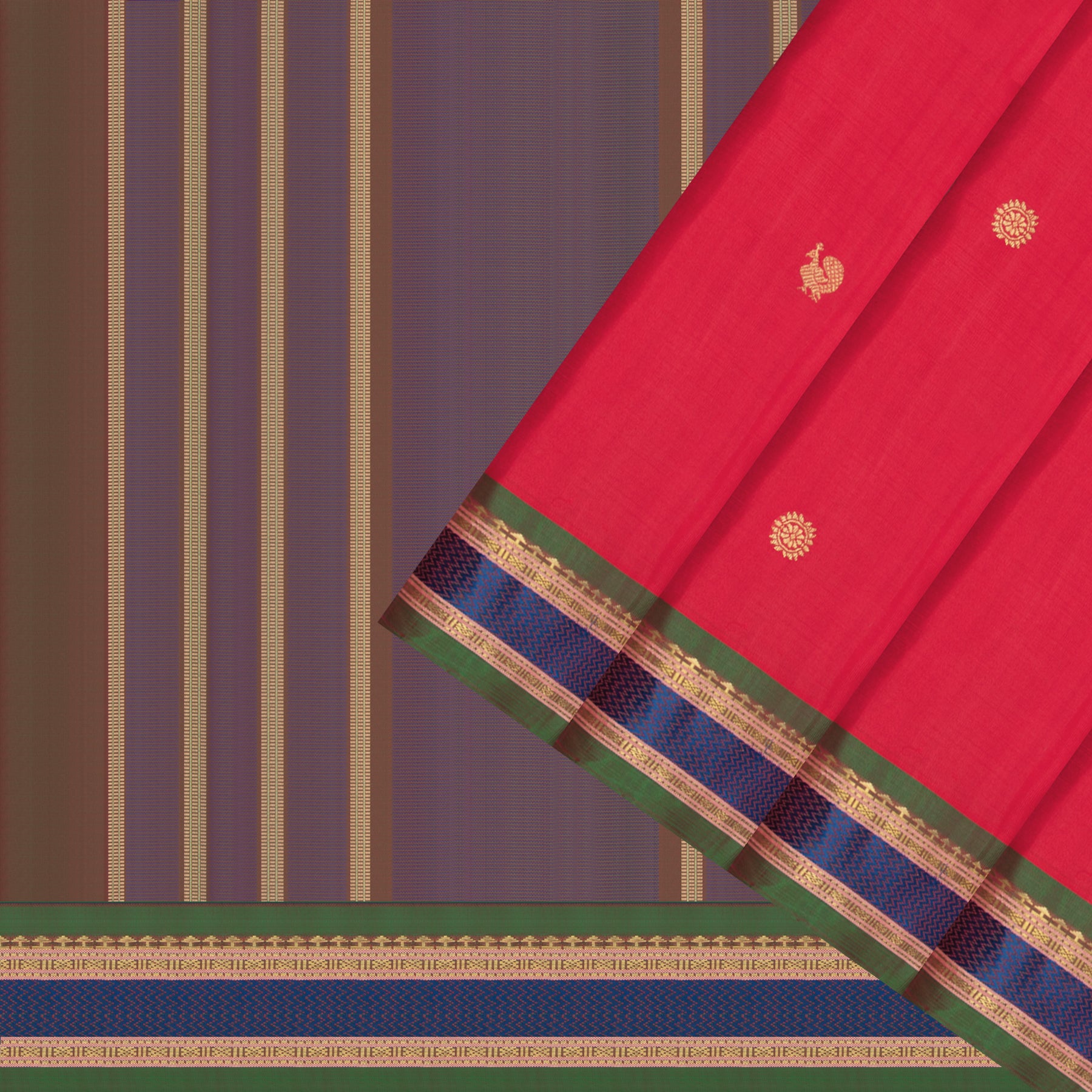 Kanakavalli Kanjivaram Silk Sari 25-040-HS001-07386 - Cover View