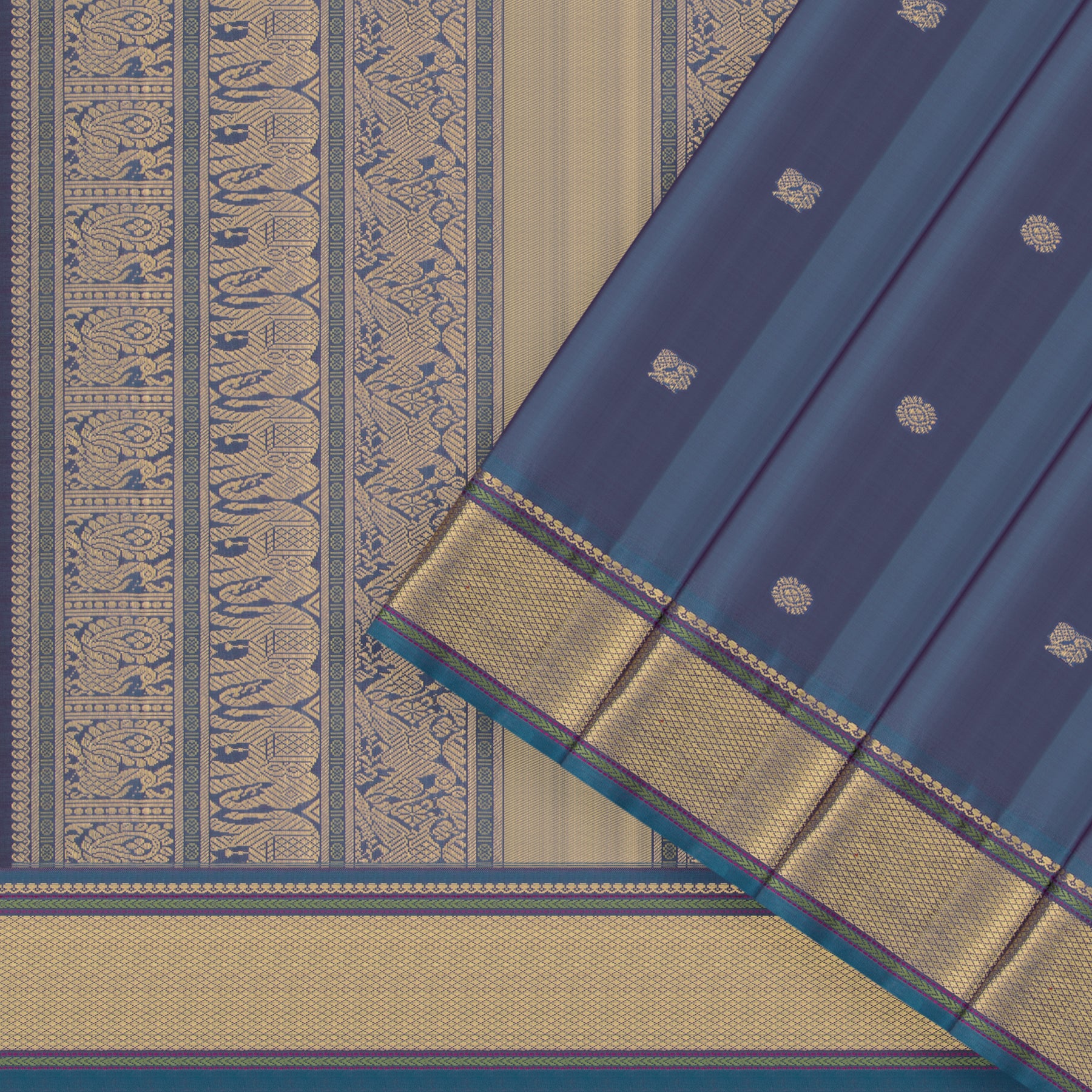 Kanakavalli Kanjivaram Silk Sari 25-040-HS001-08004 - Cover View