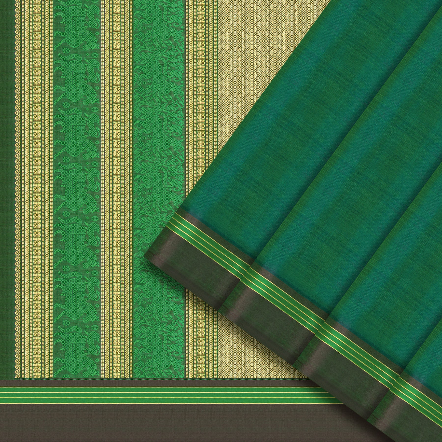 Kanakavalli Kanjivaram Silk Sari 25-040-HS001-08005 - Cover View