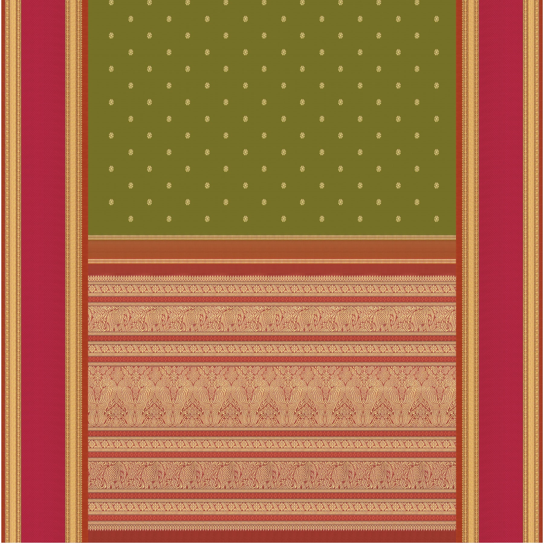 Kanakavalli Kanjivaram Silk Sari 25-040-HS001-08008 - Full View