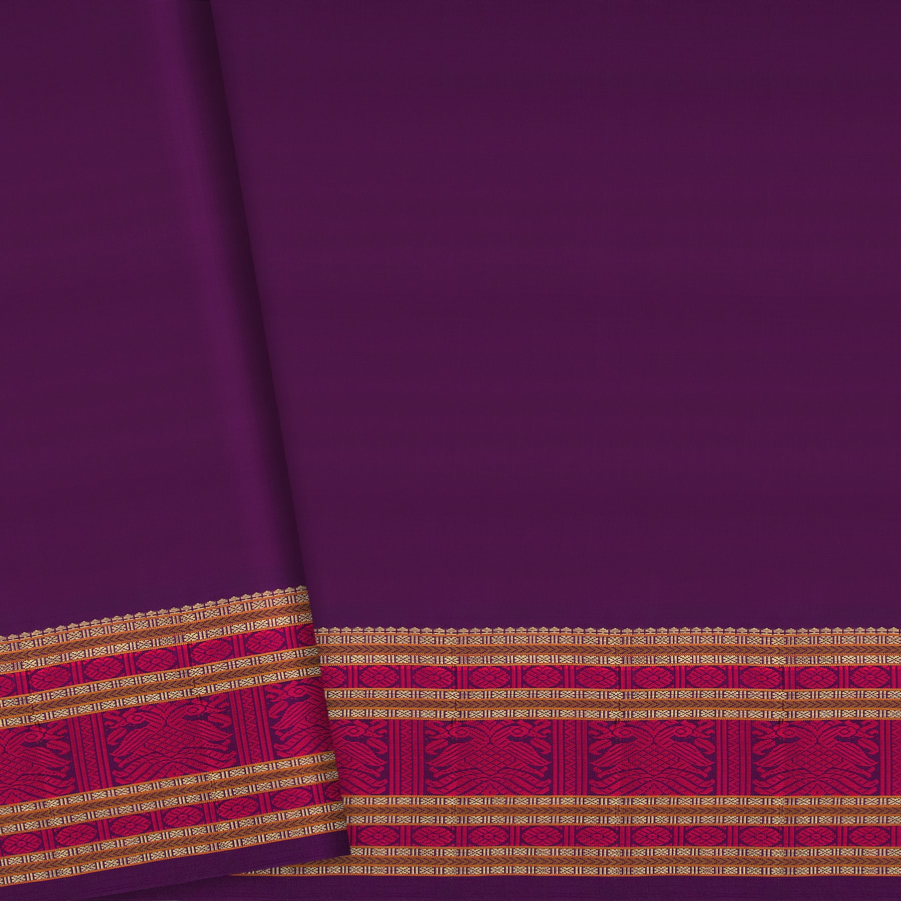 Kanakavalli Kanjivaram Silk Sari 25-040-HS001-09058 - Blouse View