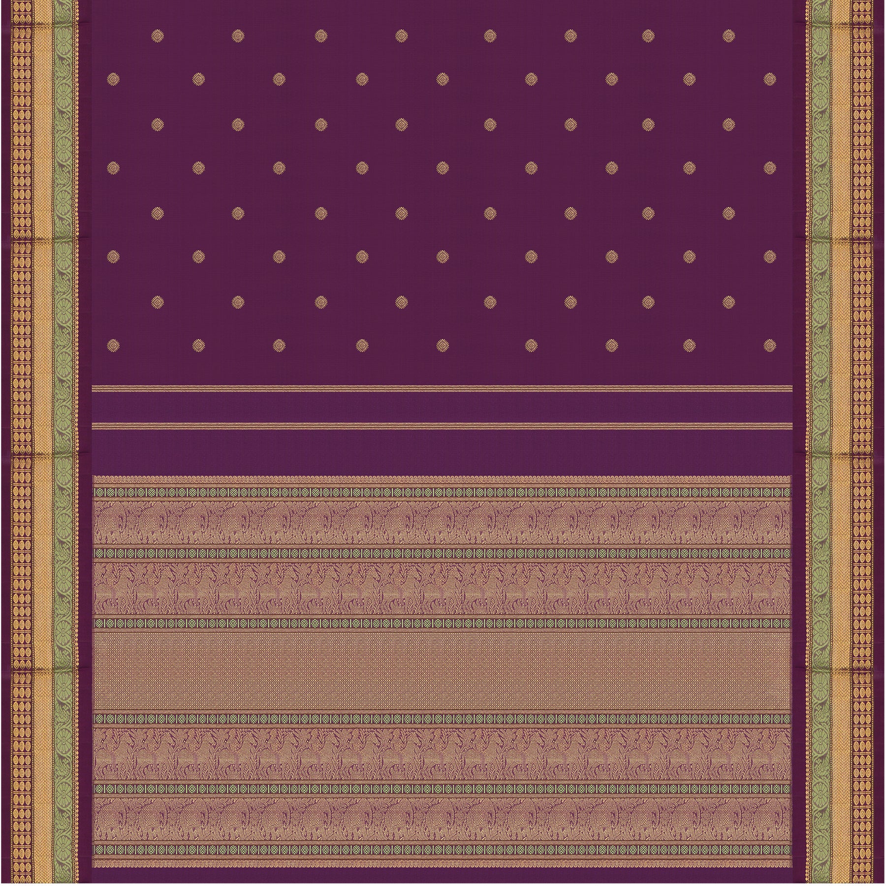 Kanakavalli Kanjivaram Silk Sari 25-040-HS001-09068 - Full View