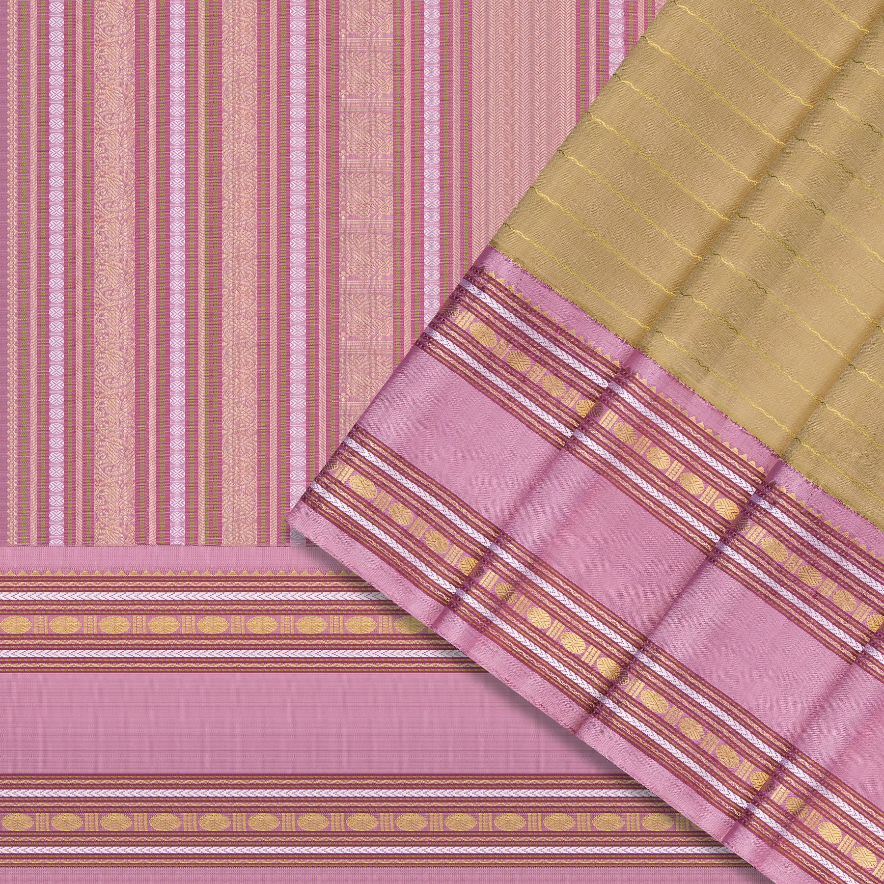 Kanakavalli Kanjivaram Silk Sari 25-040-HS001-09115 - Cover View
