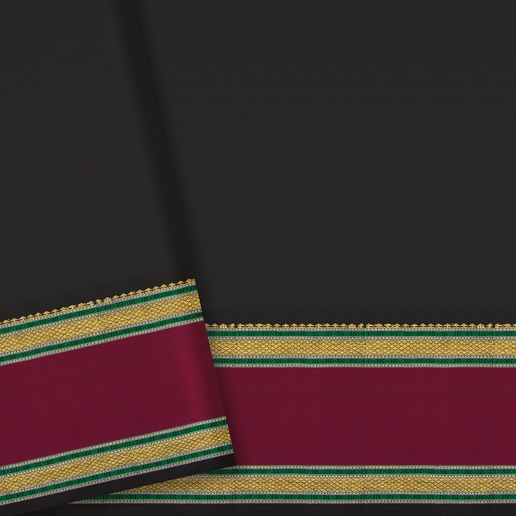 Kanakavalli Kanjivaram Silk Sari 25-040-HS001-09118 - Blouse View