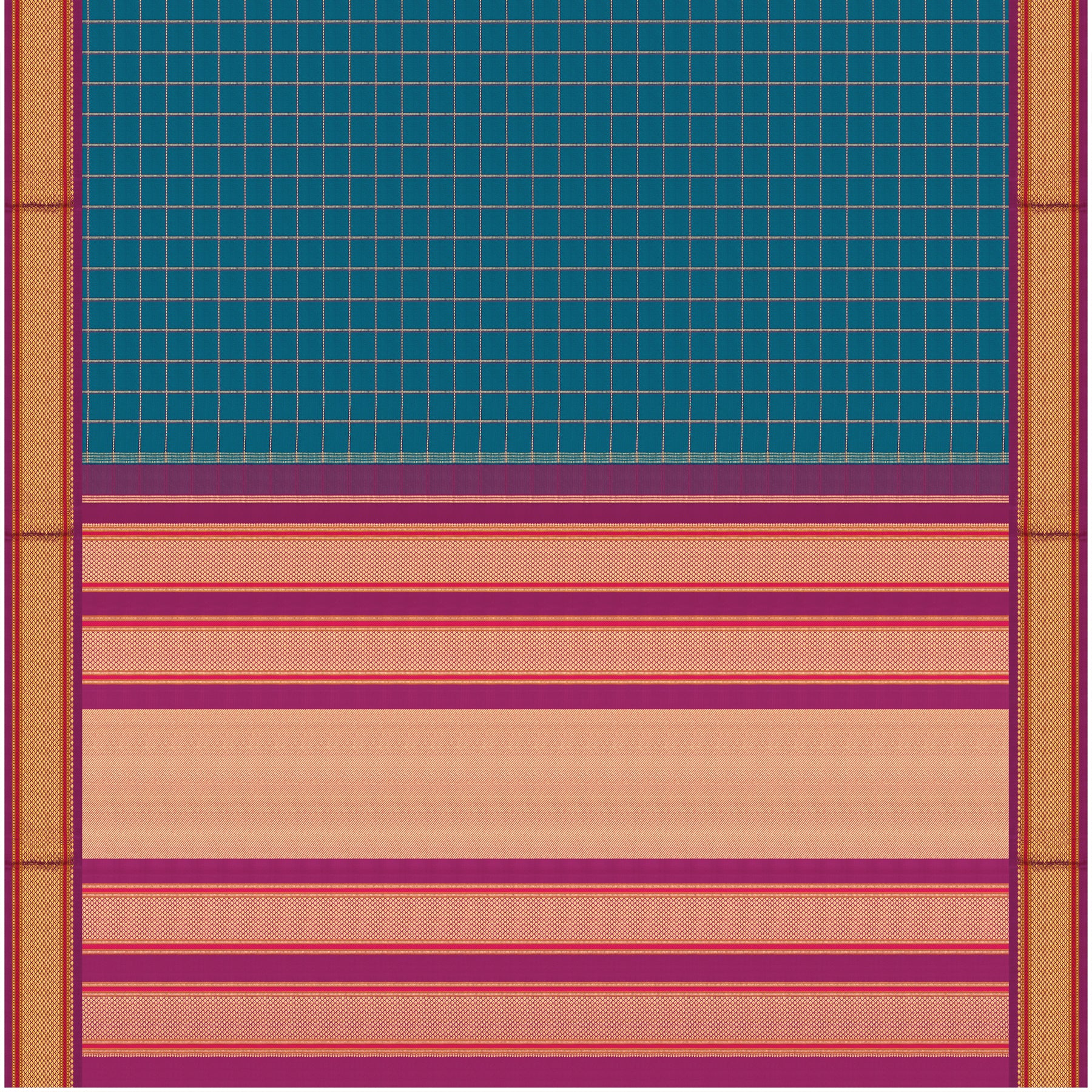 Kanakavalli Kanjivaram Silk Sari 25-040-HS001-09125 - Full View