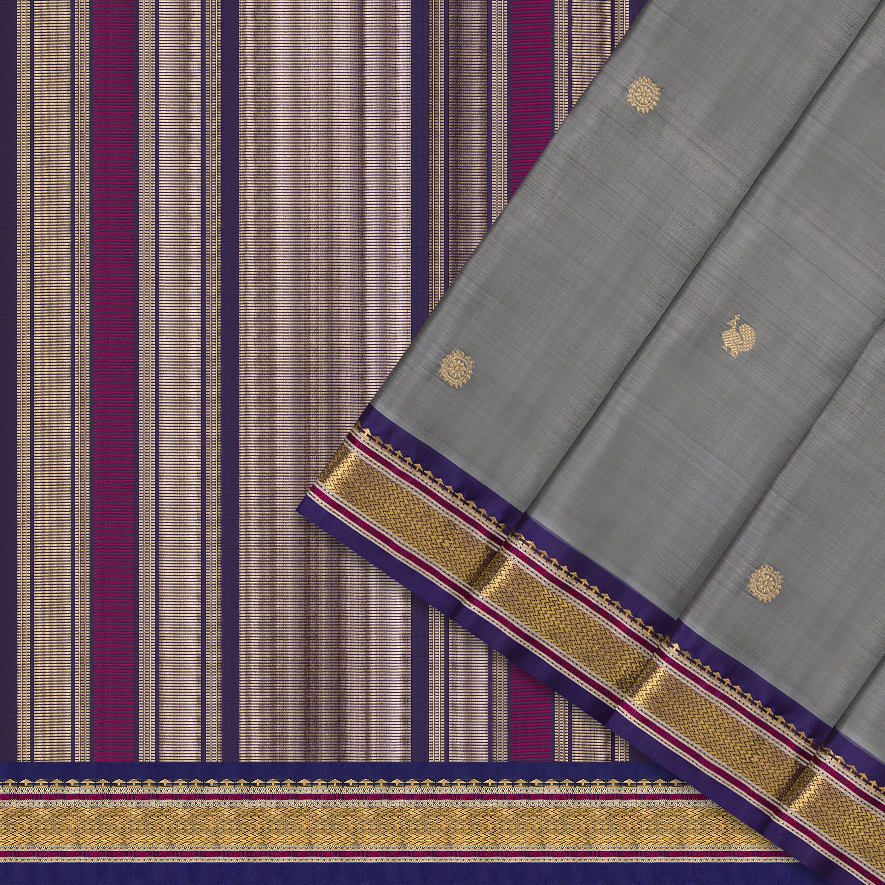 Kanakavalli Kanjivaram Silk Sari 25-040-HS001-09152