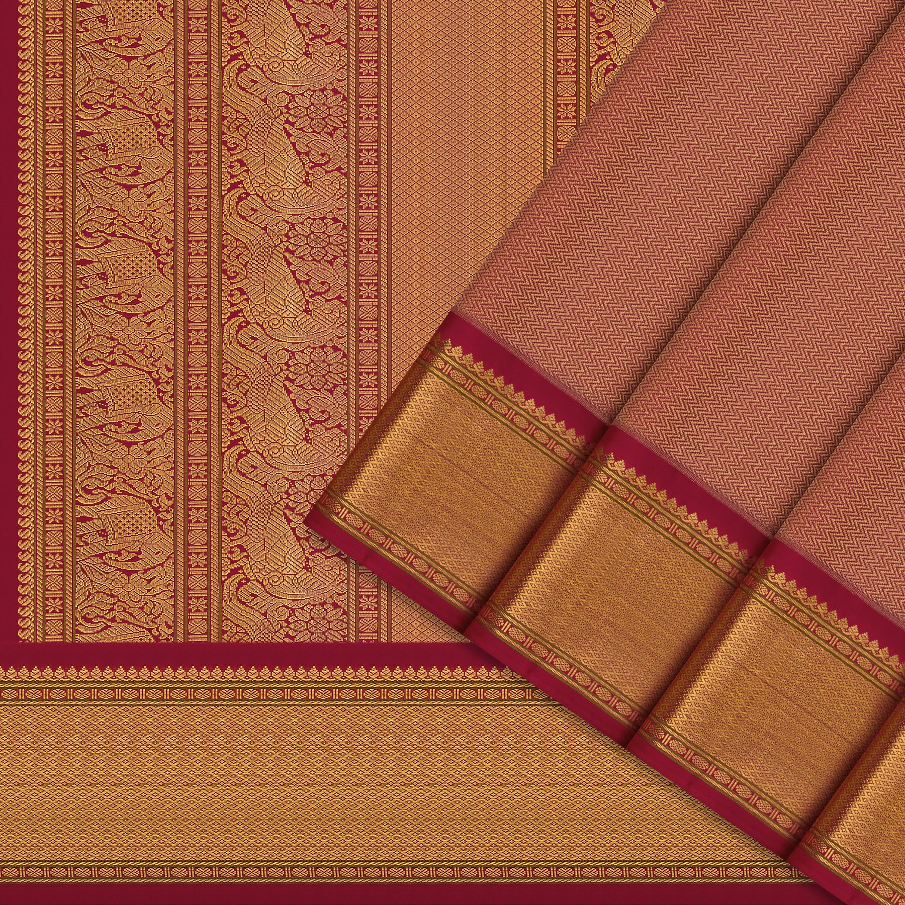 Kanakavalli Kanjivaram Silk Sari 25-040-HS001-10790 - Cover View