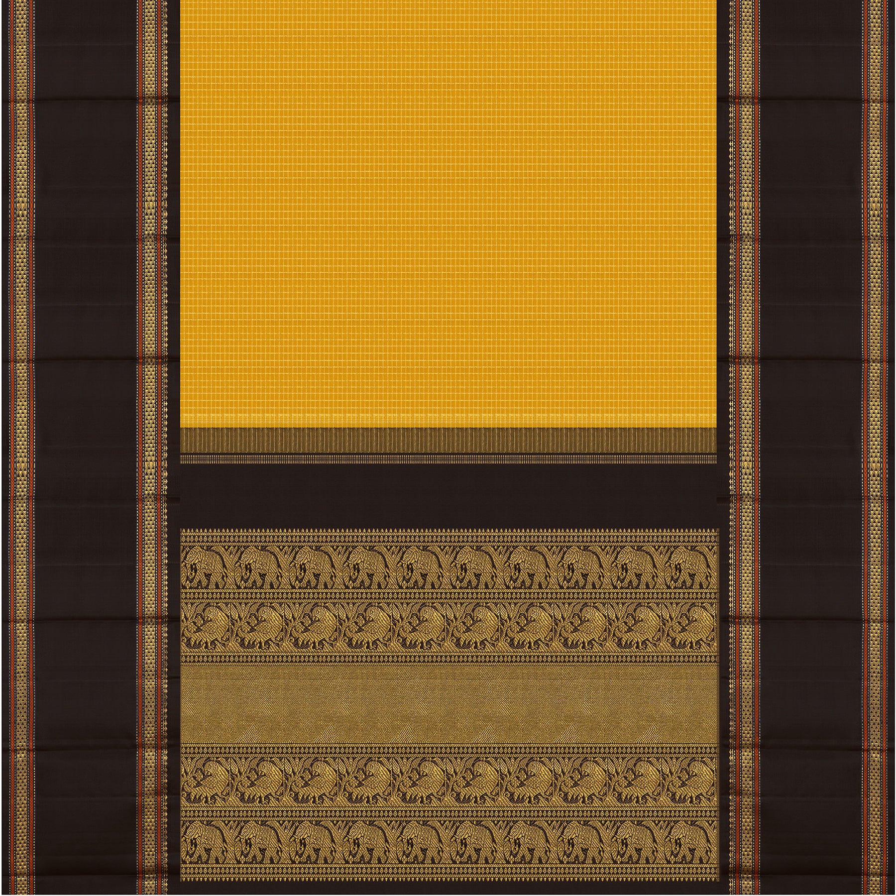 Kanakavalli Kanjivaram Silk Sari 25-041-HS001-00242 - Full View