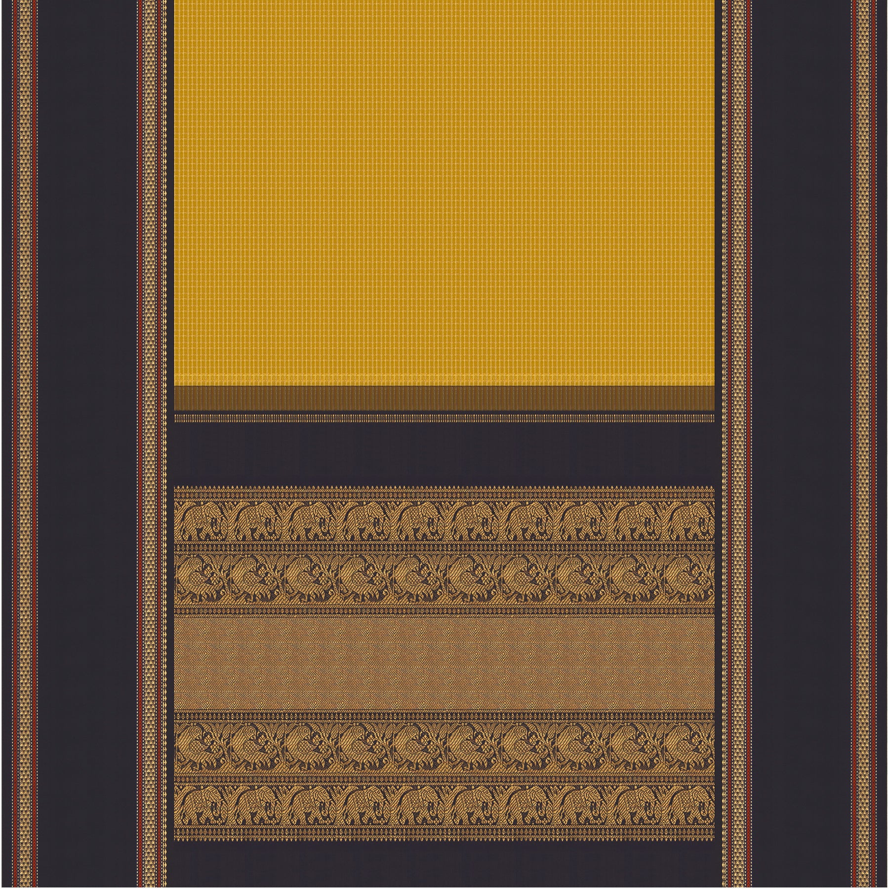 Kanakavalli Kanjivaram Silk Sari 25-041-HS001-00244 - Full View