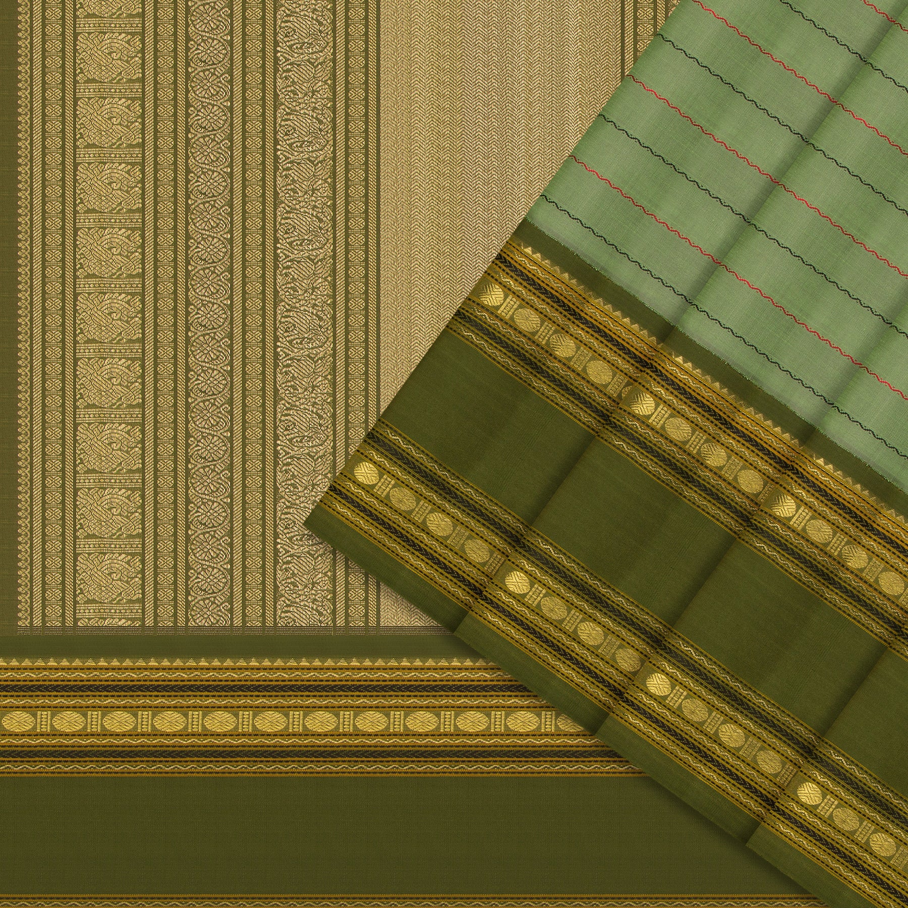 Kanakavalli Kanjivaram Silk Sari 25-041-HS001-01254 - Cover View