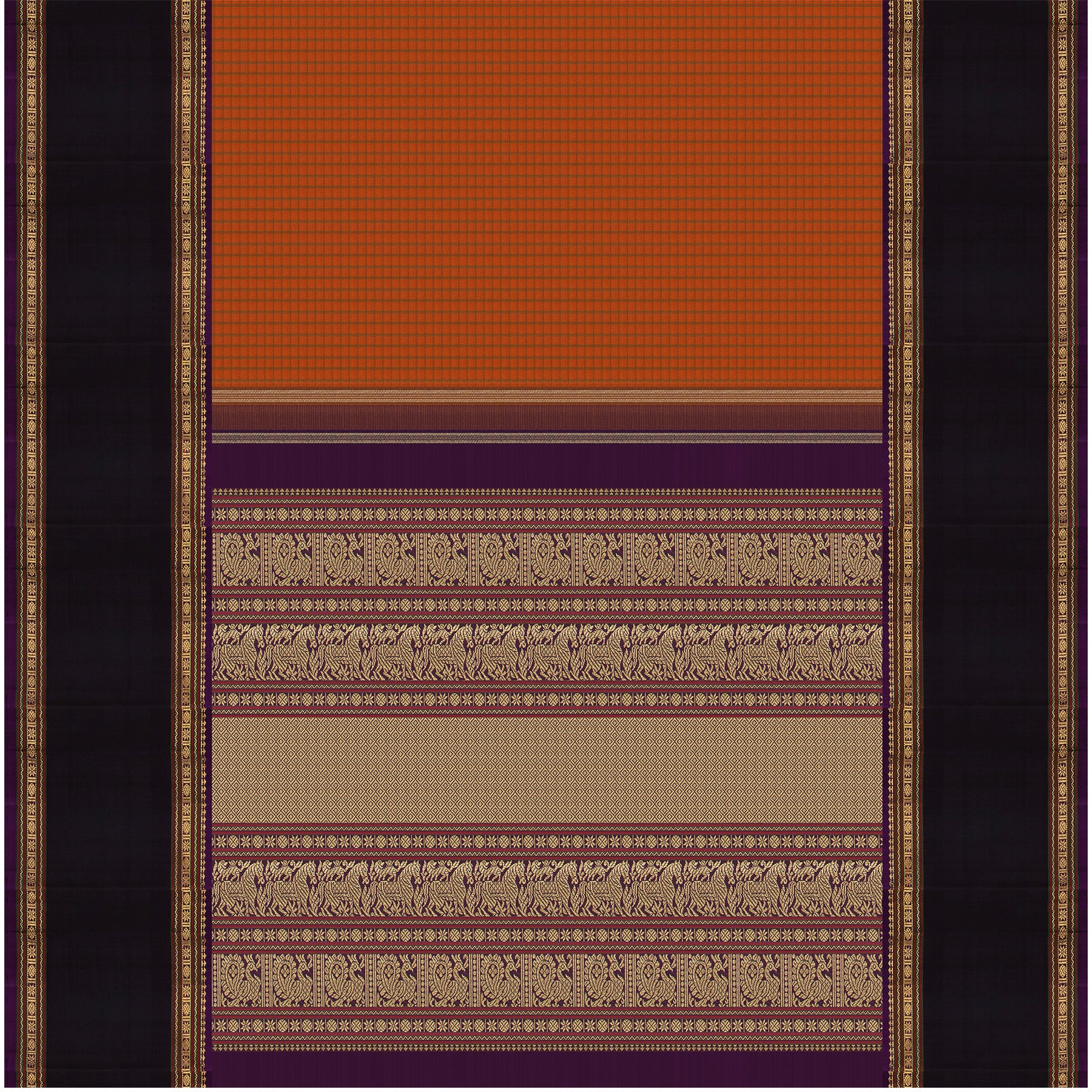 Kanakavalli Kanjivaram Silk Sari 25-041-HS001-01255 - Full View