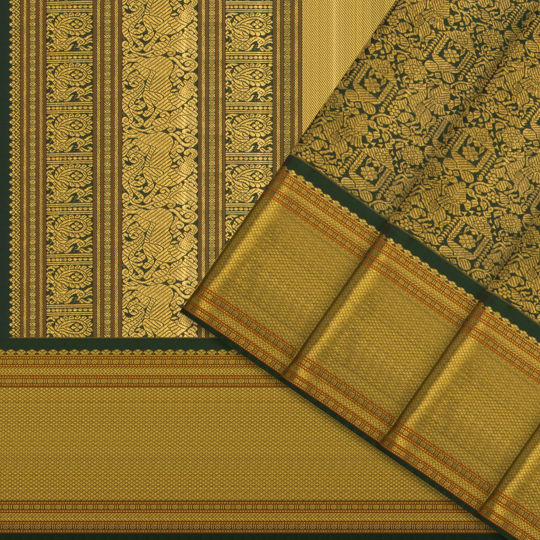 Kanakavalli Kanjivaram Silk Sari 25-041-HS001-02319 - Cover View