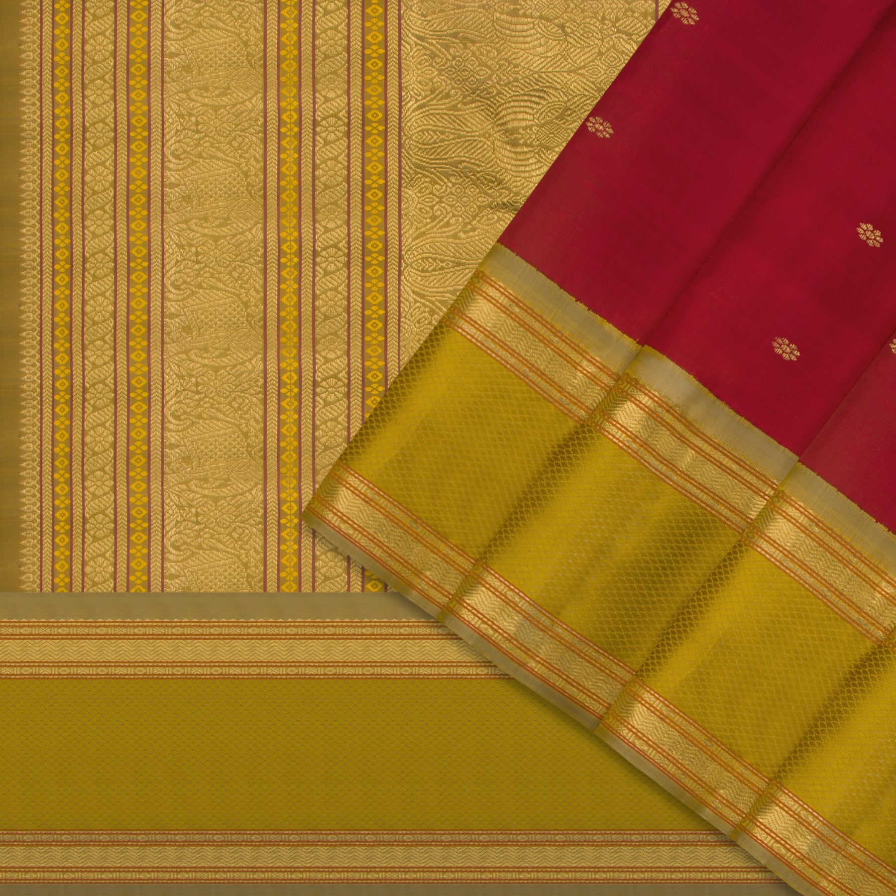 Kanakavalli Kanjivaram Silk Sari 25-041-HS001-04154 - Cover View