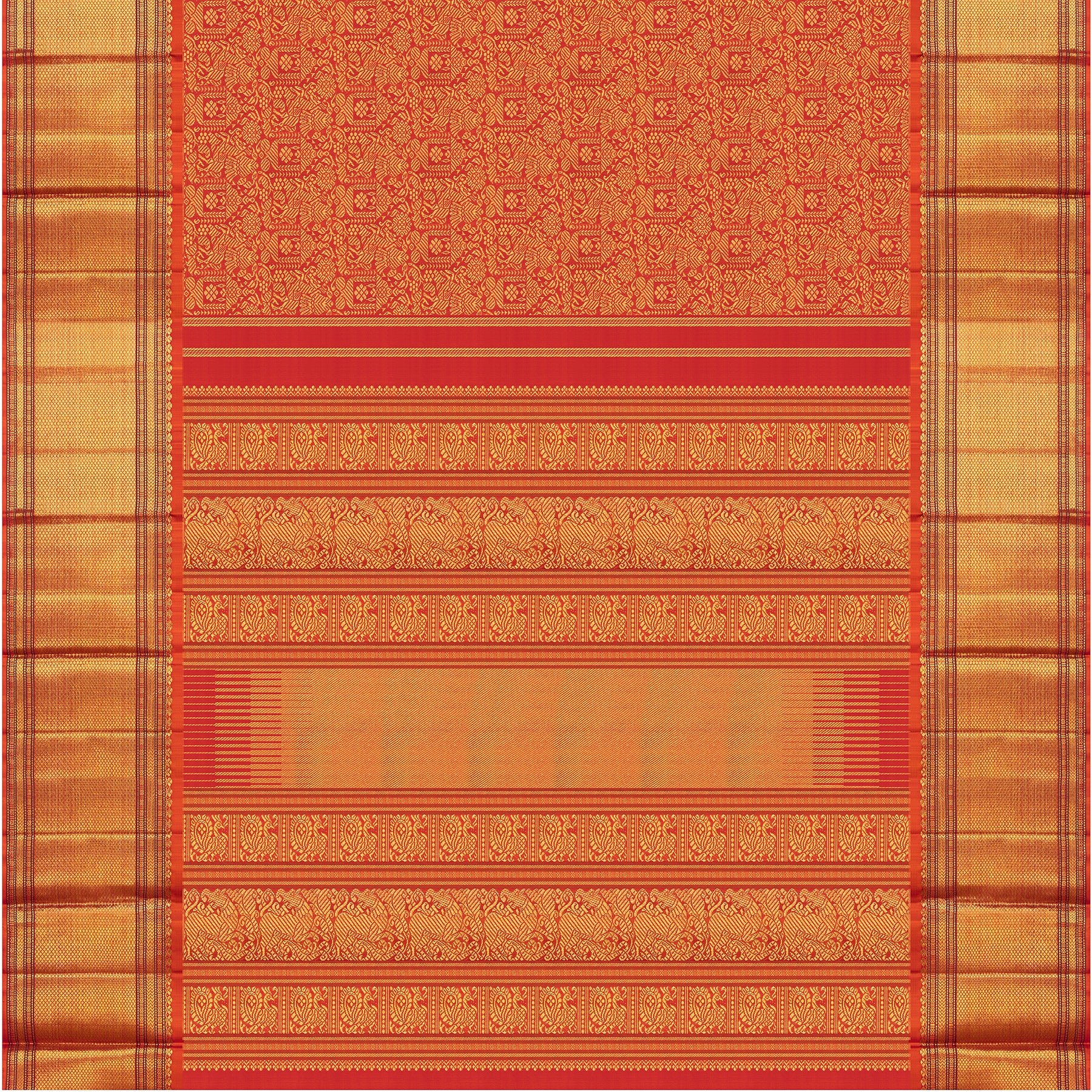 Kanakavalli Kanjivaram Silk Sari 25-041-HS001-04160 - Full View