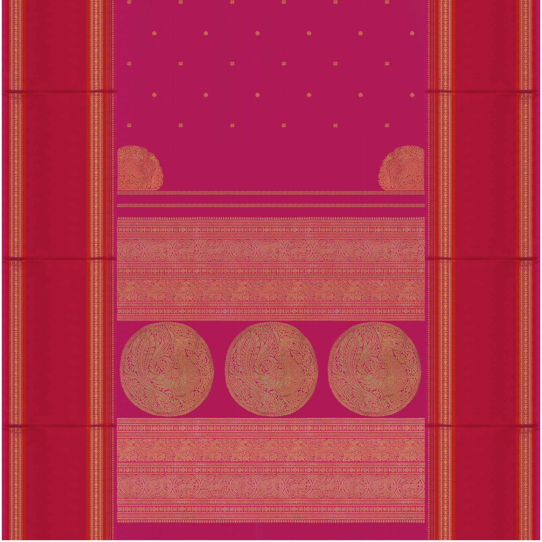 Kanakavalli Kanjivaram Silk Sari 25-041-HS001-04904 - Full View