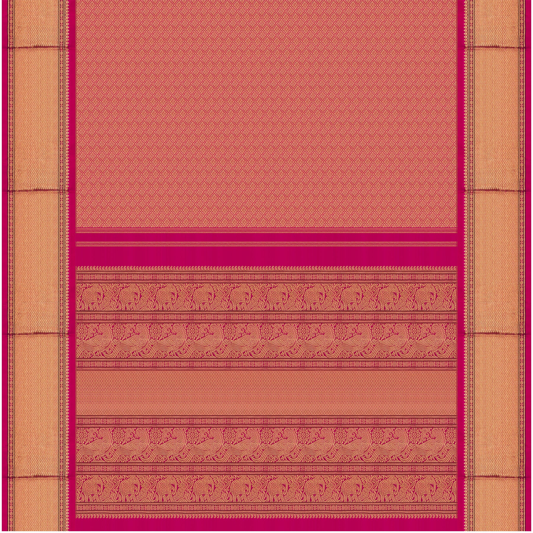 Kanakavalli Kanjivaram Silk Sari 25-041-HS001-04914 - Full View