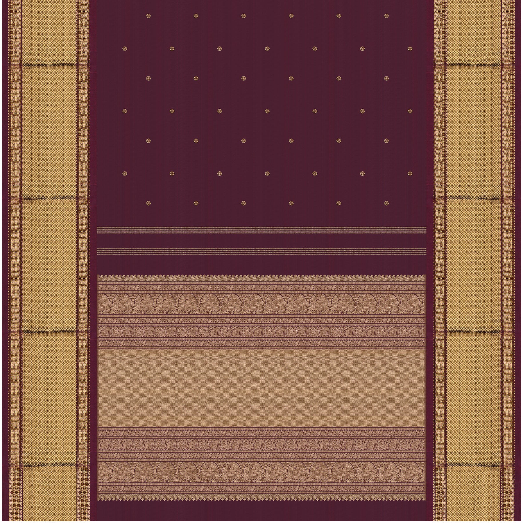 Kanakavalli Kanjivaram Silk Sari 25-041-HS001-04923 - Full View