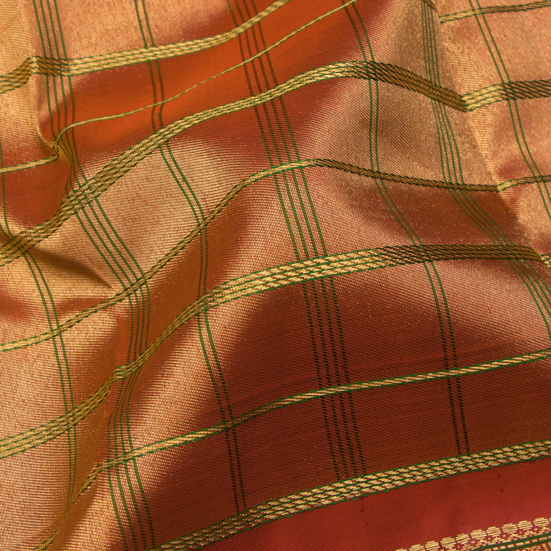 Kanakavalli Kanjivaram Silk Sari 25-041-HS001-05333 - Fabric View