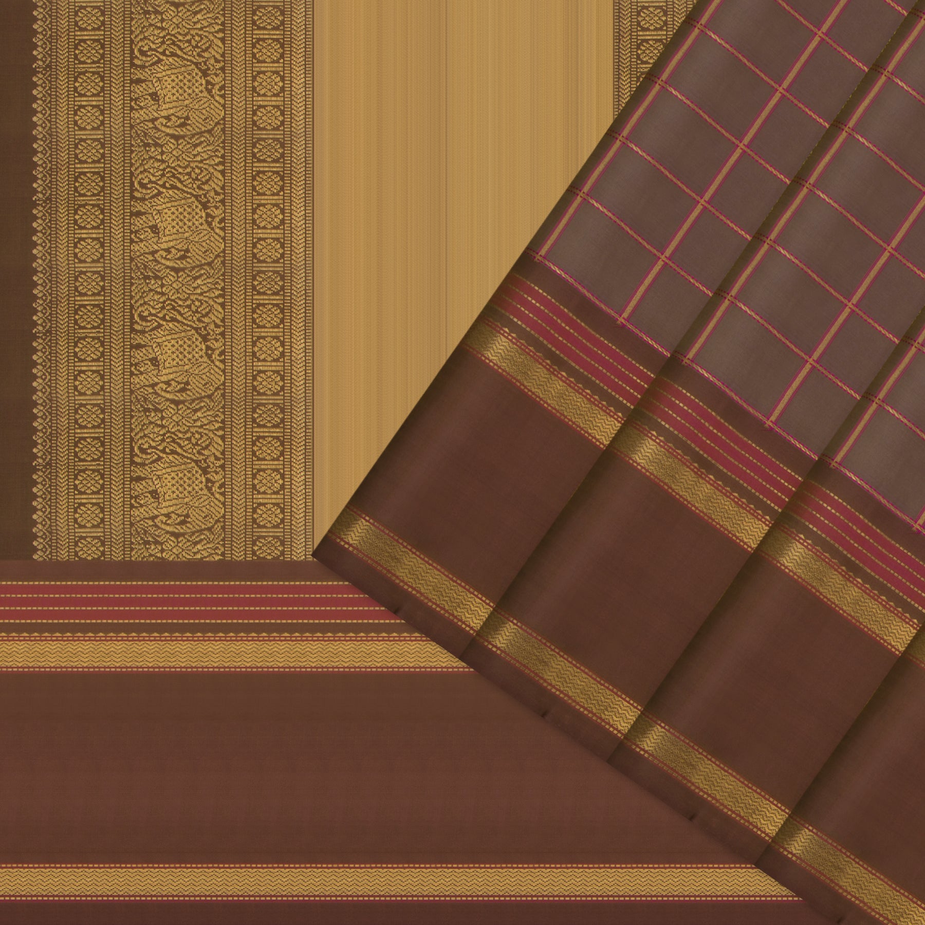 Kanakavalli Kanjivaram Silk Sari 25-041-HS001-05340 - Cover View