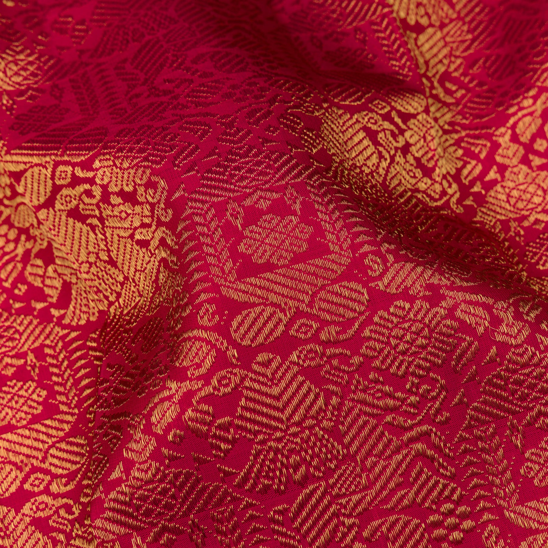 Kanakavalli Kanjivaram Silk Sari 25-041-HS001-05888 - Fabric View