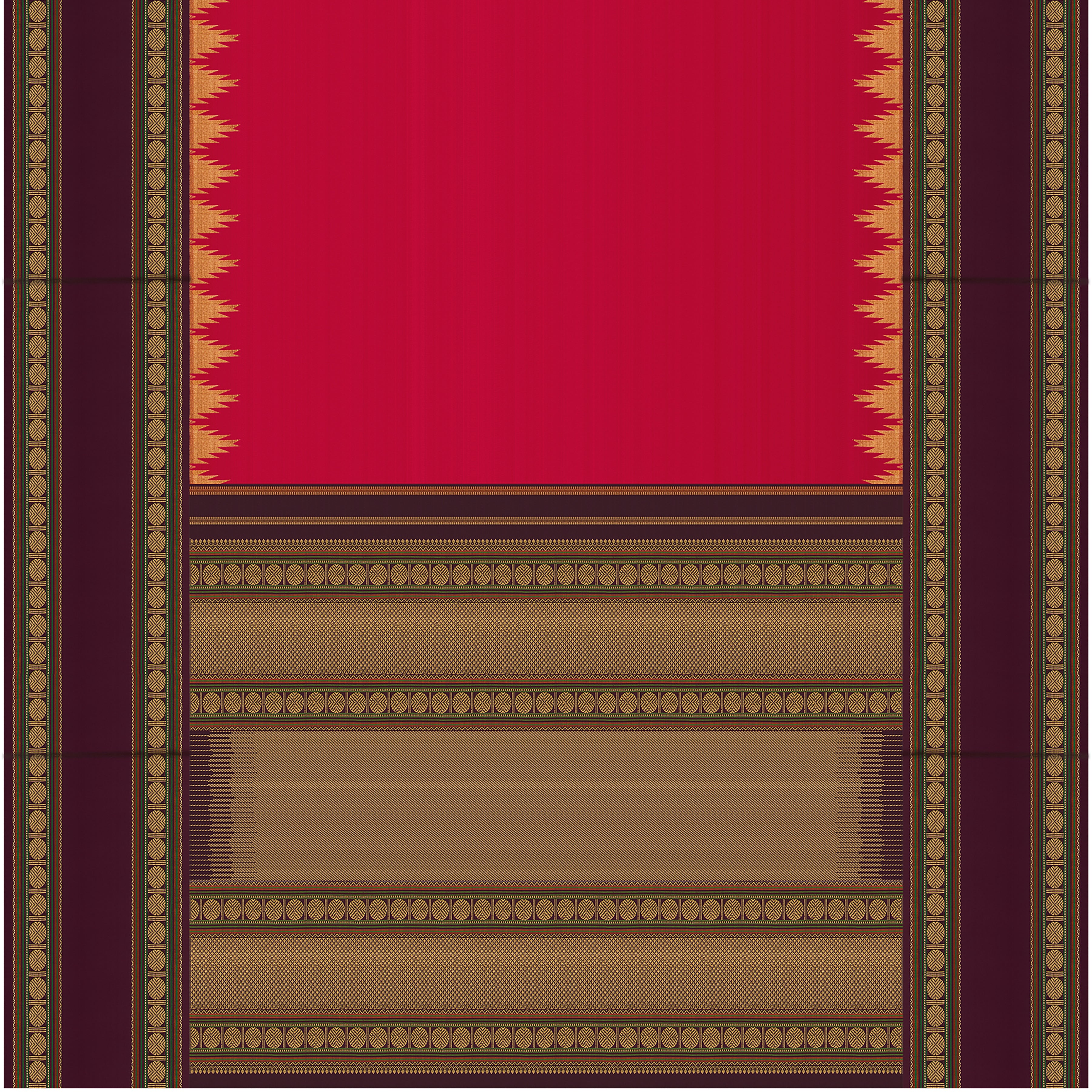 Kanakavalli Kanjivaram Silk Sari 25-041-HS001-06576 - Full View