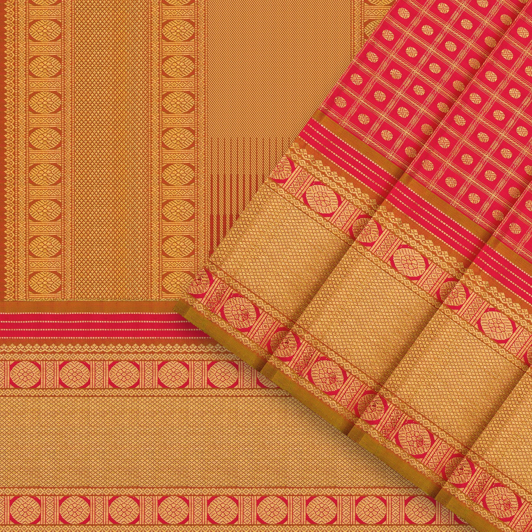 Kanakavalli Kanjivaram Silk Sari 25-041-HS001-06580 - Cover View