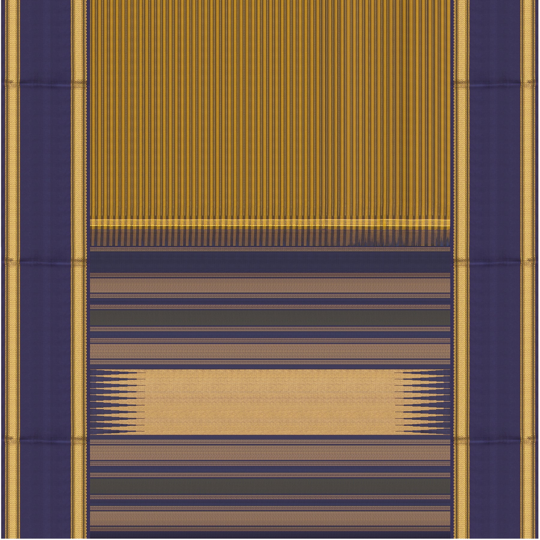 Kanakavalli Kanjivaram Silk Sari 25-041-HS001-07419 - Full View