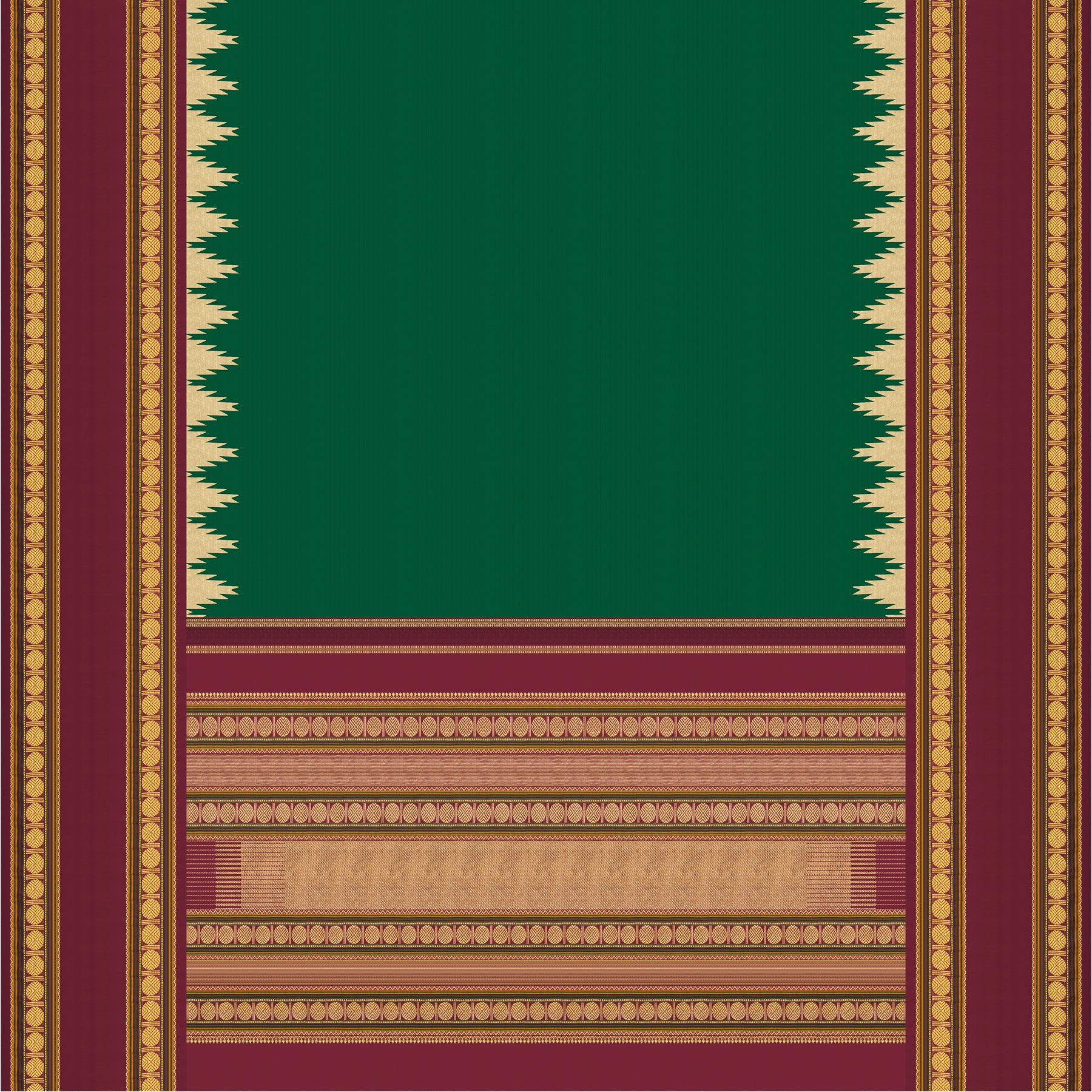 Kanakavalli Kanjivaram Silk Sari 25-041-HS001-08022 - Full View