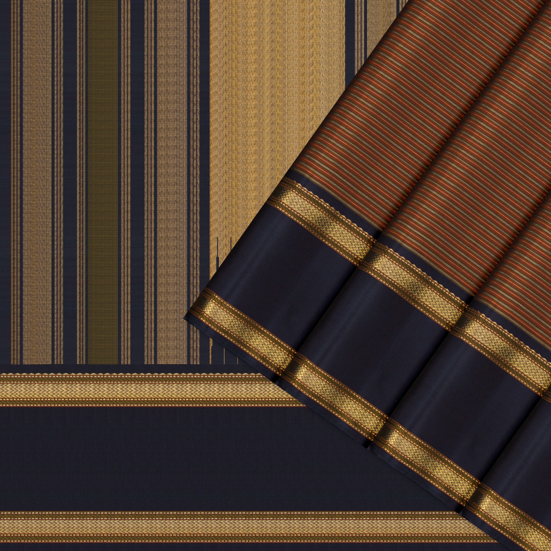 Kanakavalli Kanjivaram Silk Sari 25-041-HS001-09173 - Cover View