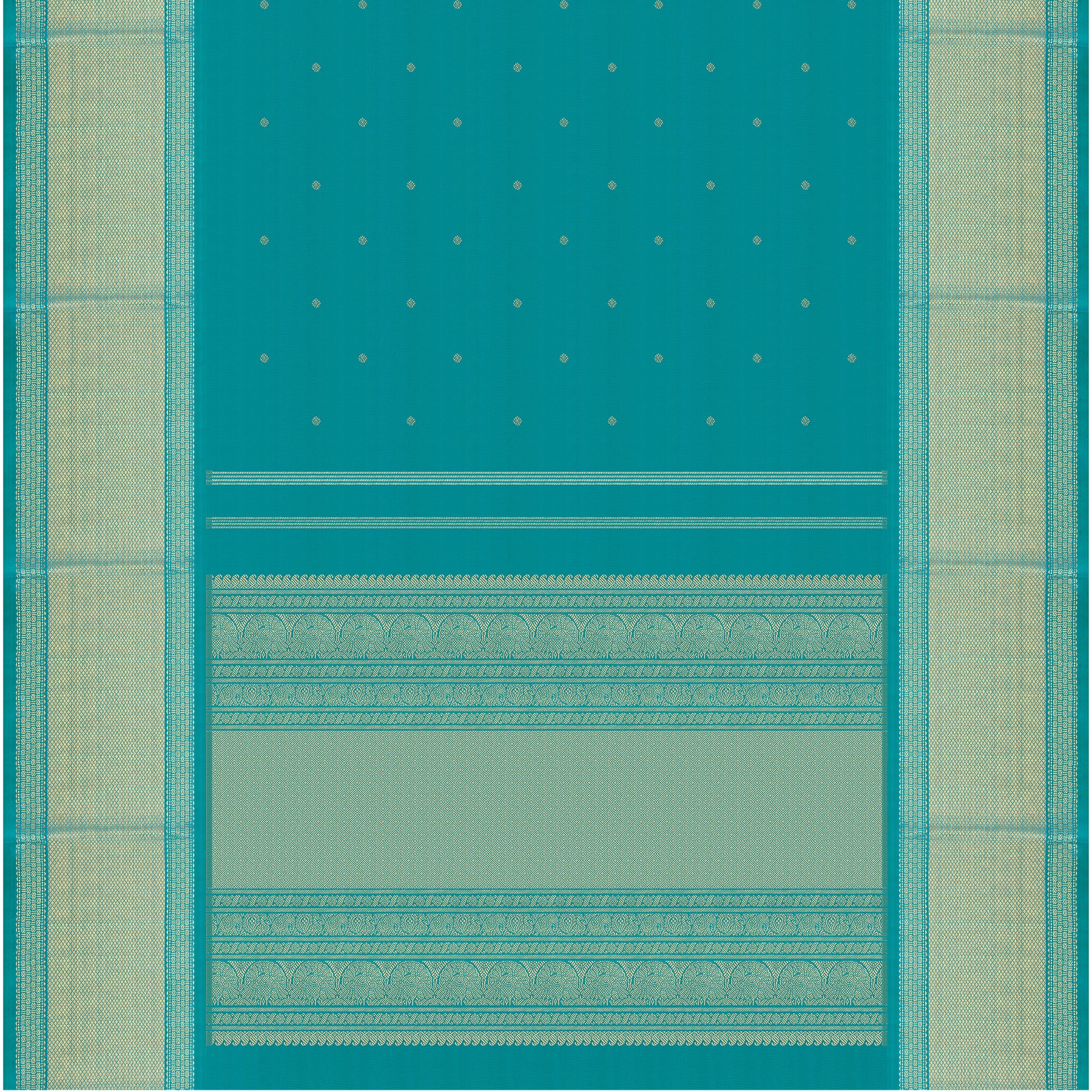 Kanakavalli Kanjivaram Silk Sari 25-041-HS001-09176 - Full View