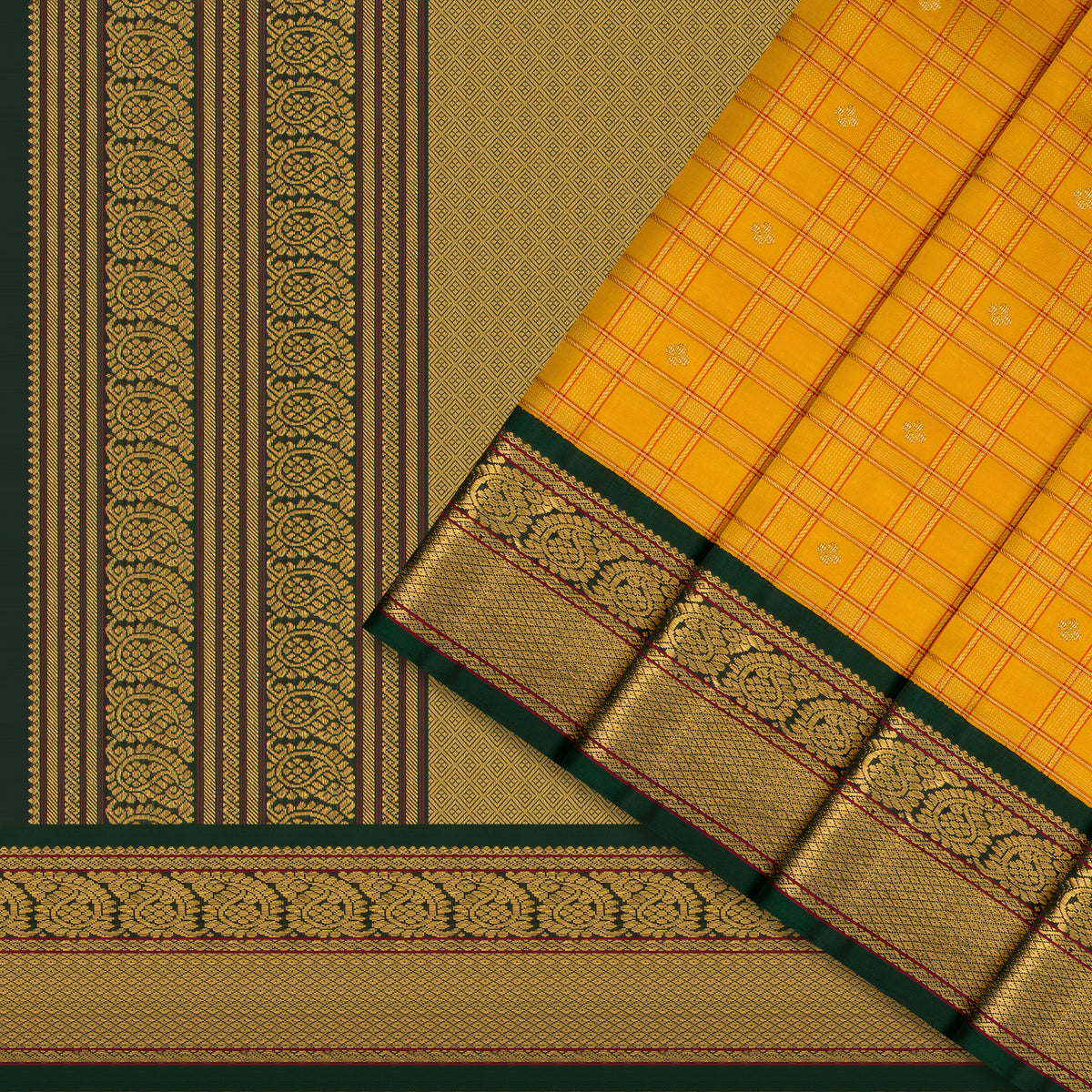 Kanakavalli Kanjivaram Silk Sari 25-041-HS001-09180 - Cover View