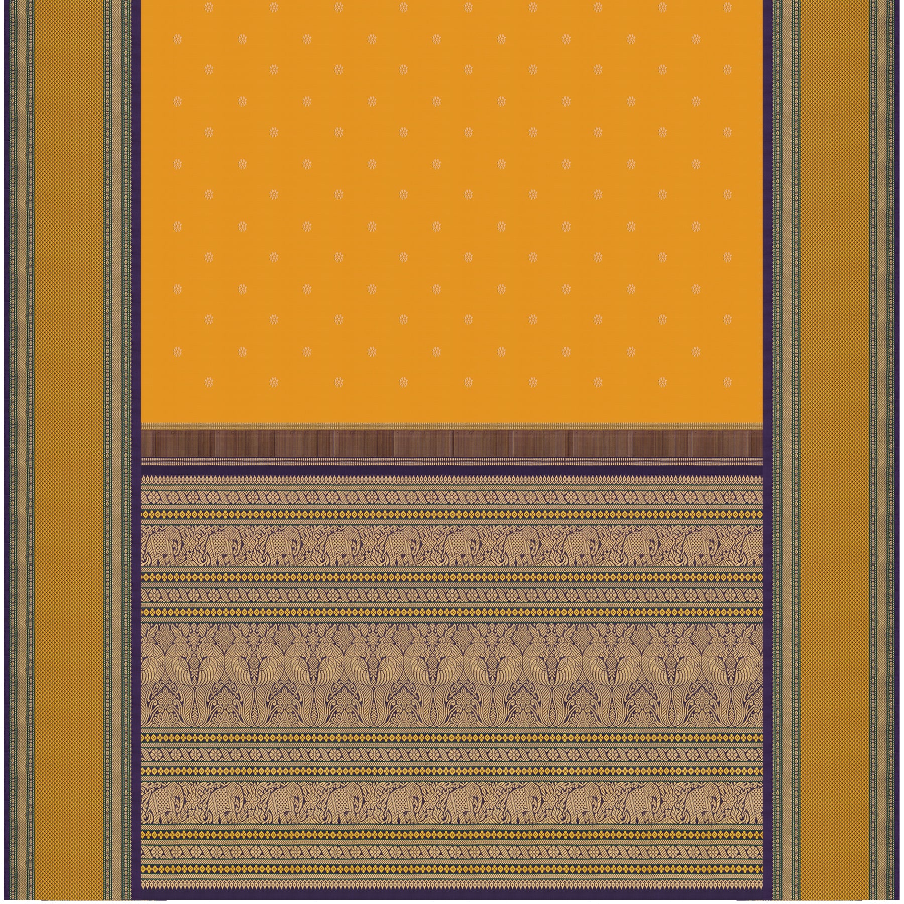 Kanakavalli Kanjivaram Silk Sari 25-041-HS001-09200 - Full View