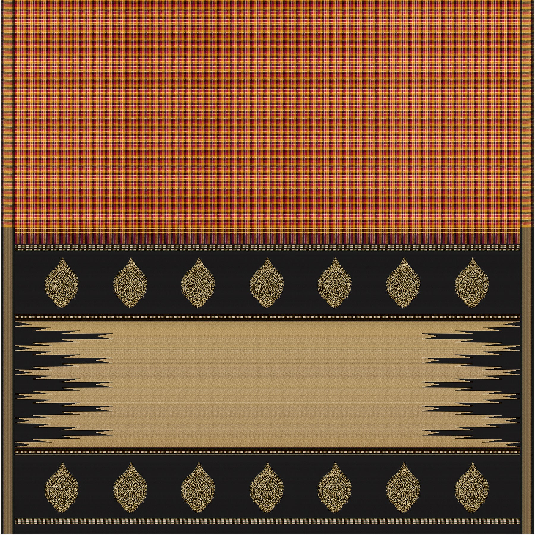 Kanakavalli Kanjivaram Silk Sari 25-041-HS001-09203 - Full View