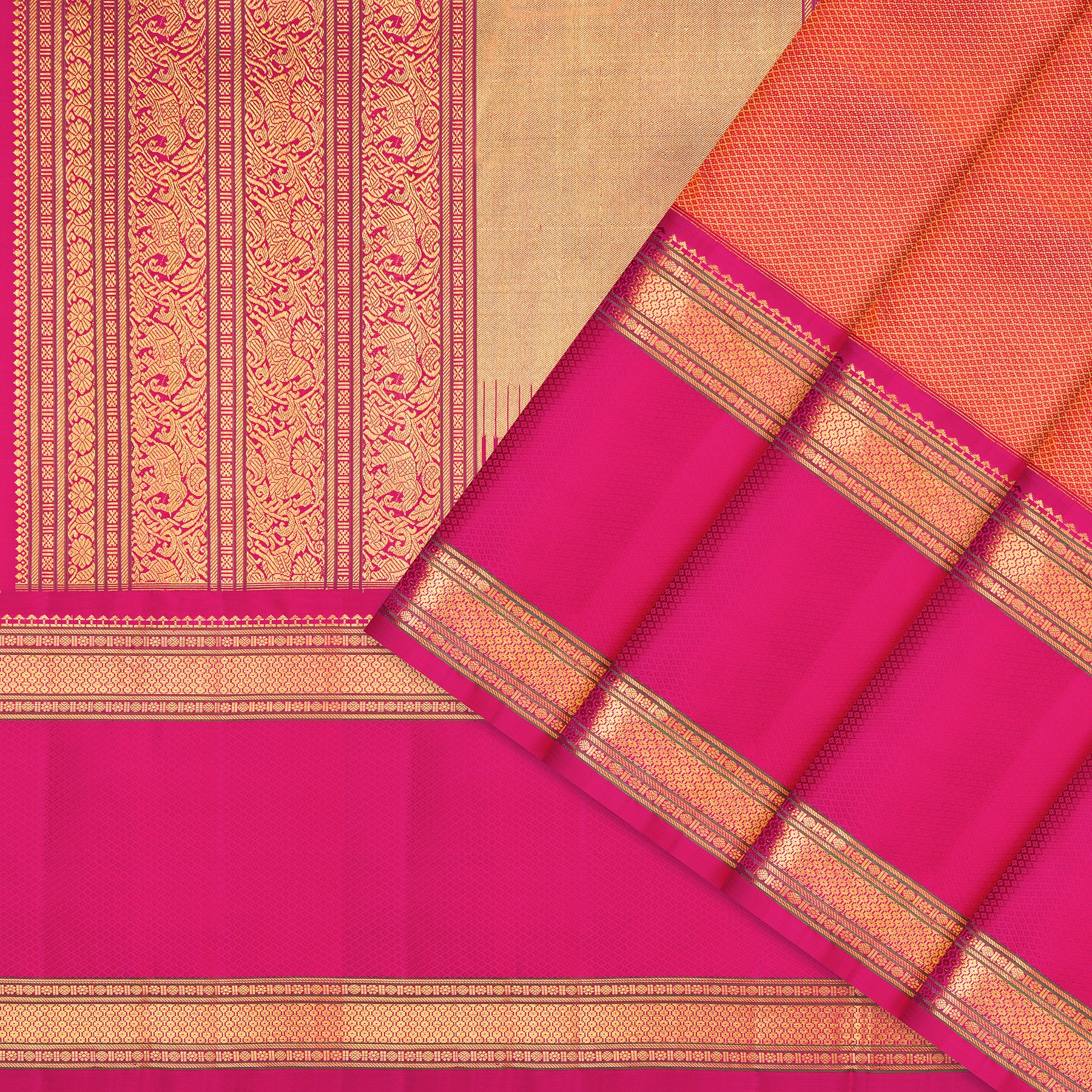 Kanakavalli Kanjivaram Silk Sari 25-041-HS001-09205 - Cover View
