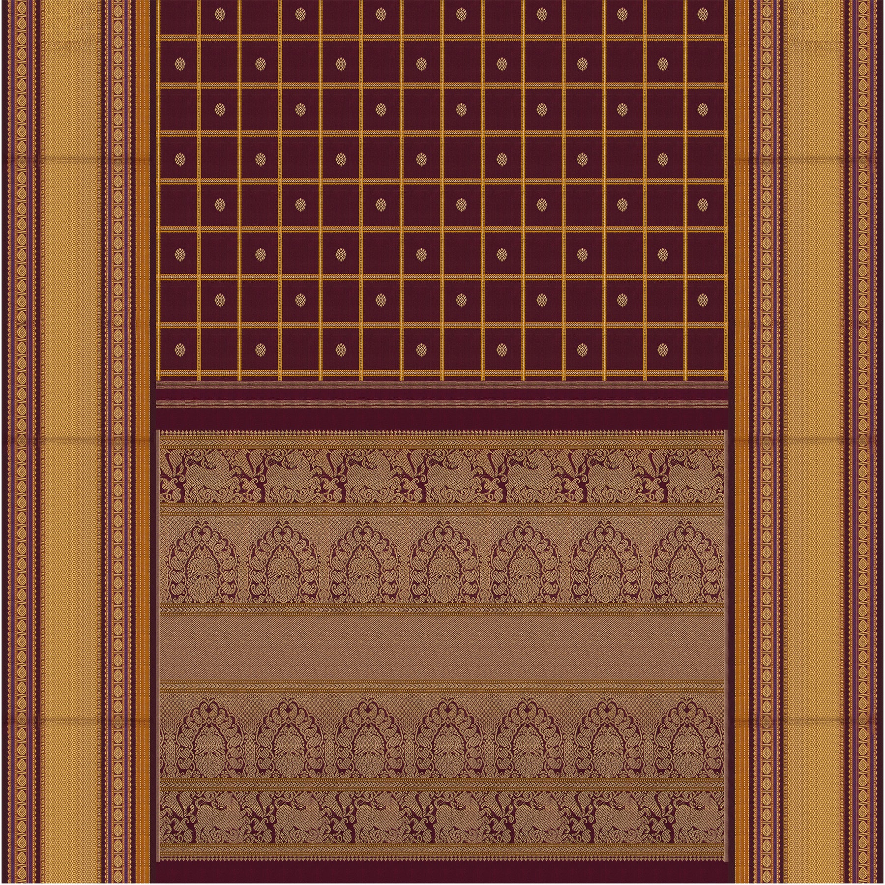 Kanakavalli Kanjivaram Silk Sari 25-041-HS001-10837 - Full View