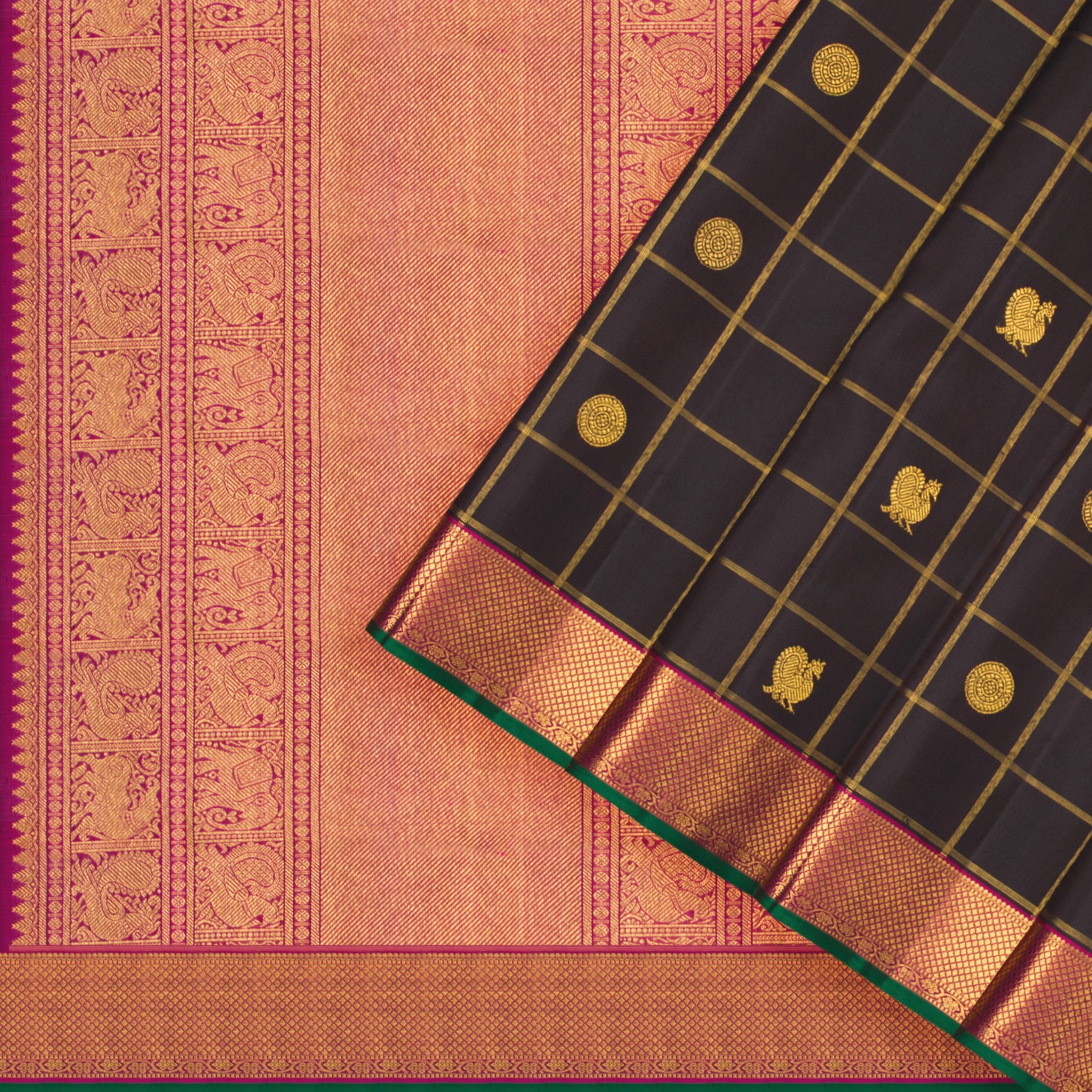 Kanakavalli Kanjivaram Silk Sari 25-110-HS001-08123 - Cover View