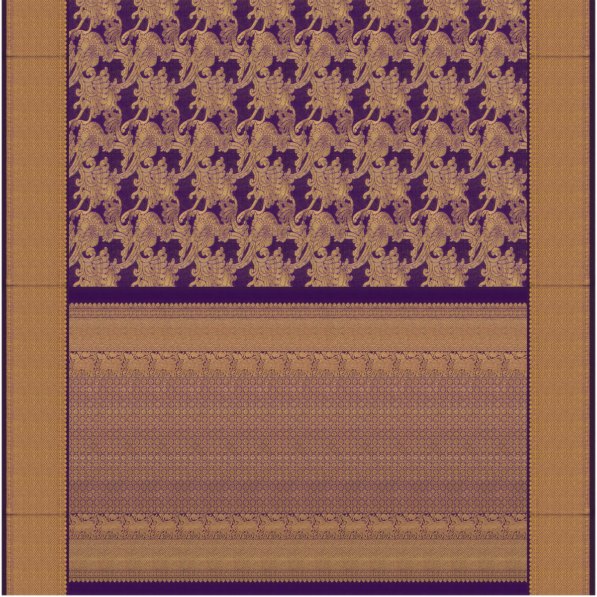 Kanakavalli Kanjivaram Silk Sari 25-100-HS001-09735 - Full View