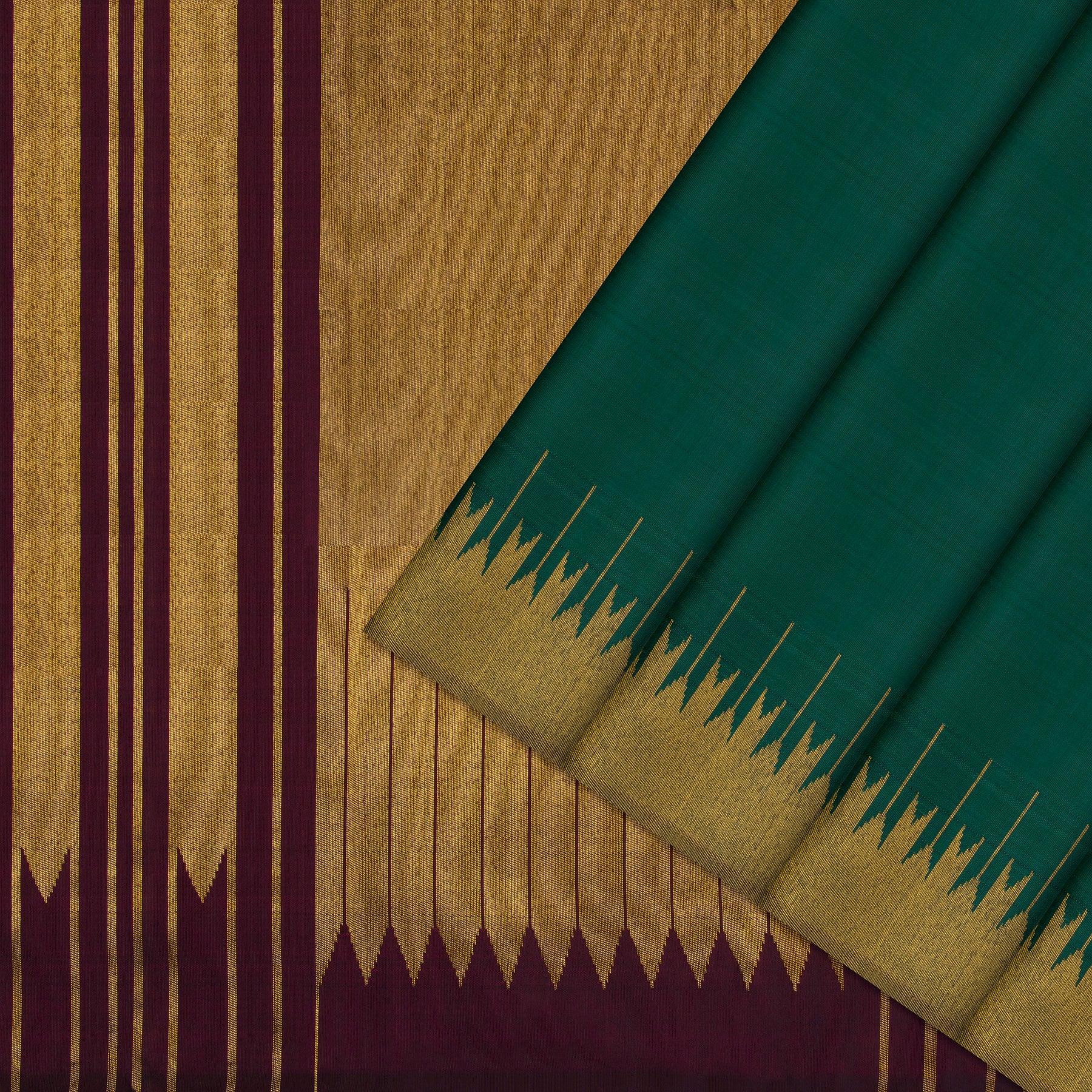 Kanakavalli Kanjivaram Silk Sari 25-100-HS001-09742 - Cover View