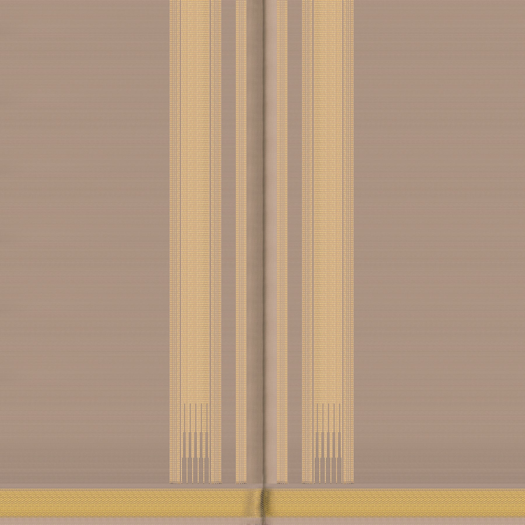 Kanakavalli Kanjivaram Silk Angavastram CO-ORD 25-109-AF001-03532 - Angavastram View