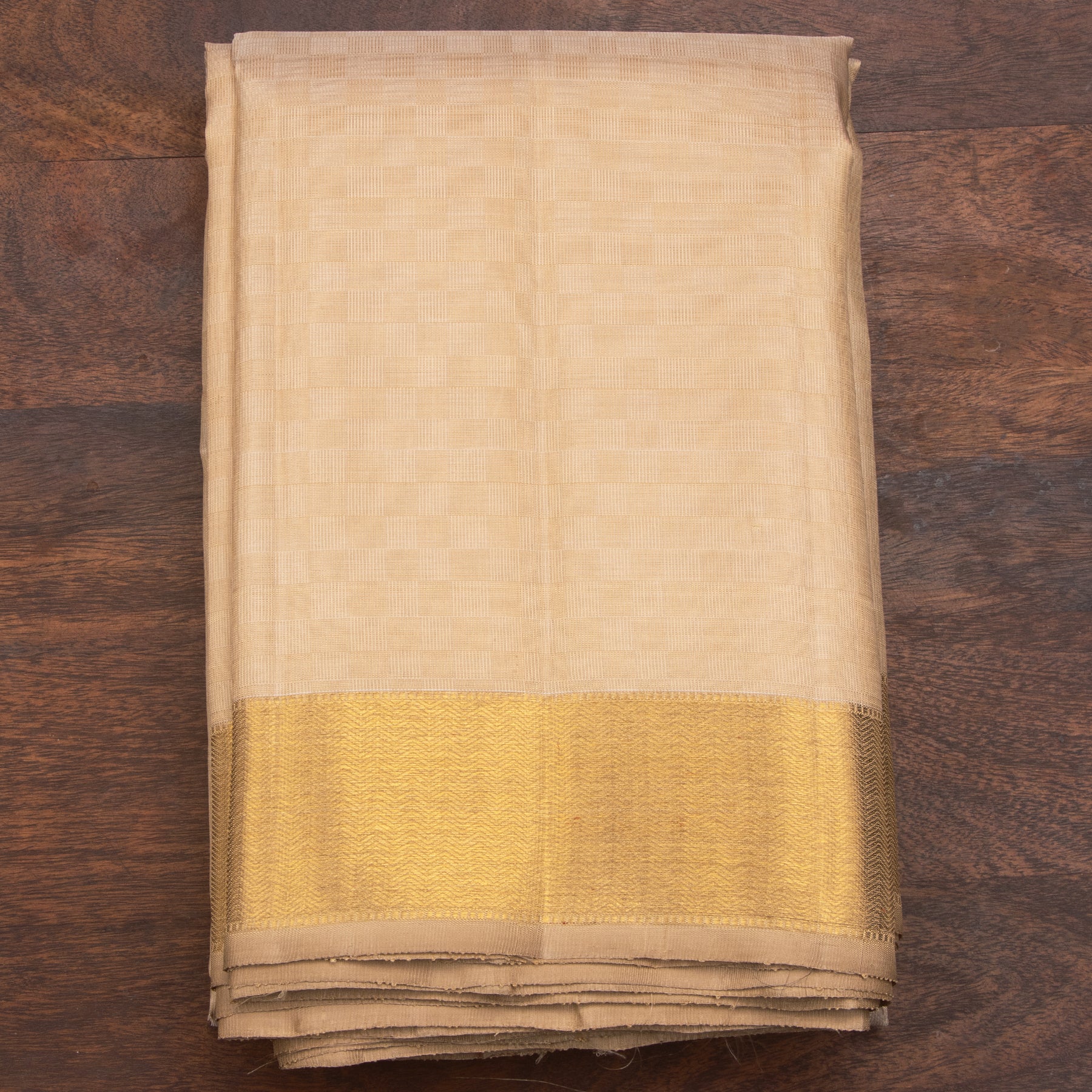Kanakavalli Kanjivaram Silk Angavastram CO-ORD 25-109-AF001-03526 - Full View
