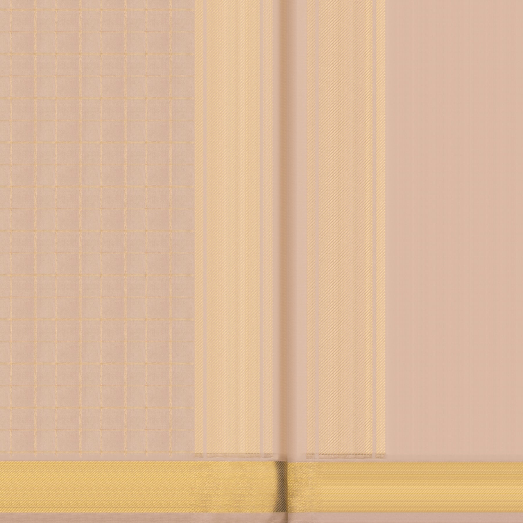 Kanakavalli Kanjivaram Silk Angavastram CO-ORD 25-109-AF001-03527 - Angavastram View