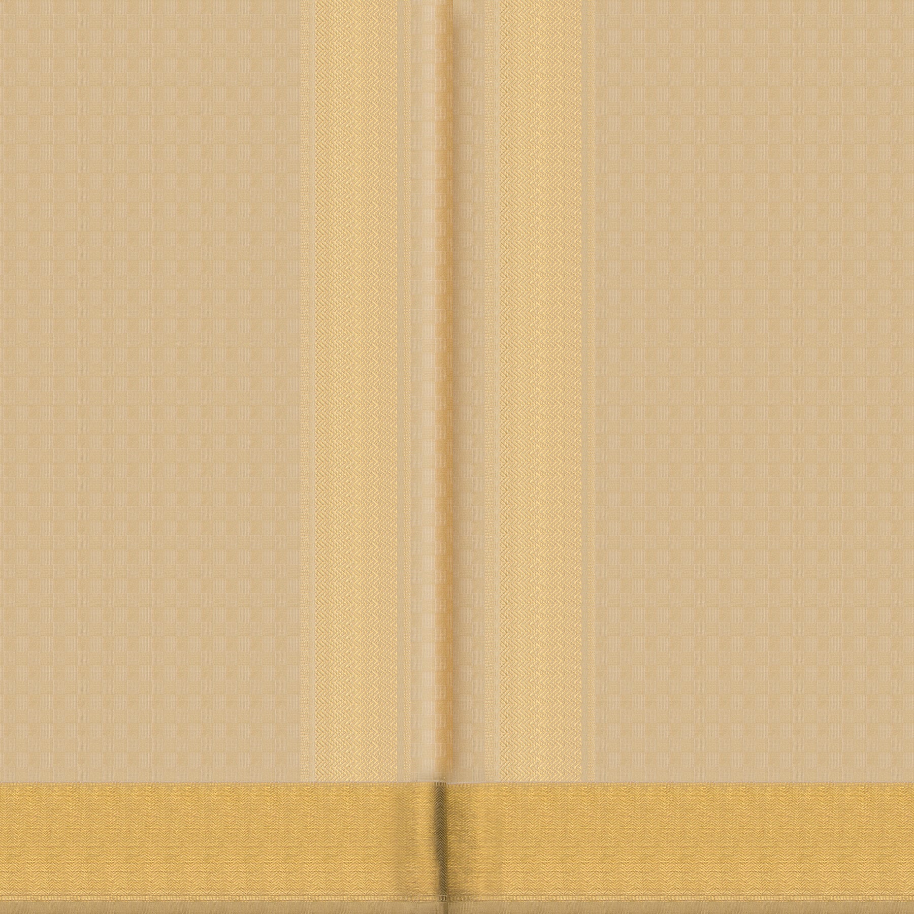 Kanakavalli Kanjivaram Silk Angavastram CO-ORD 25-109-AF001-05433 - Angavastram View