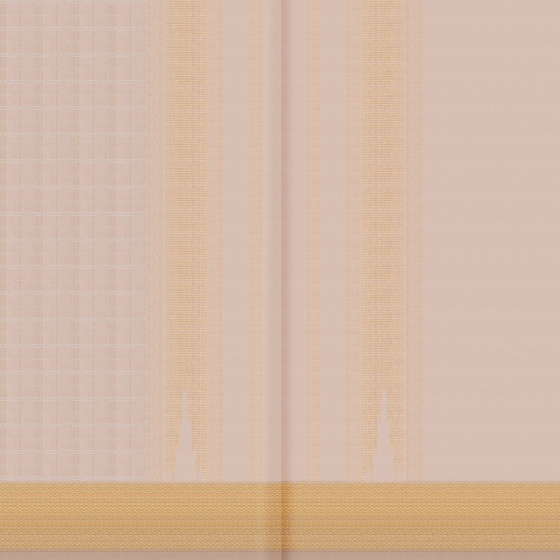 Kanakavalli Kanjivaram Silk Angavastram CO-ORD 25-109-AF001-05435 - Angavastram View